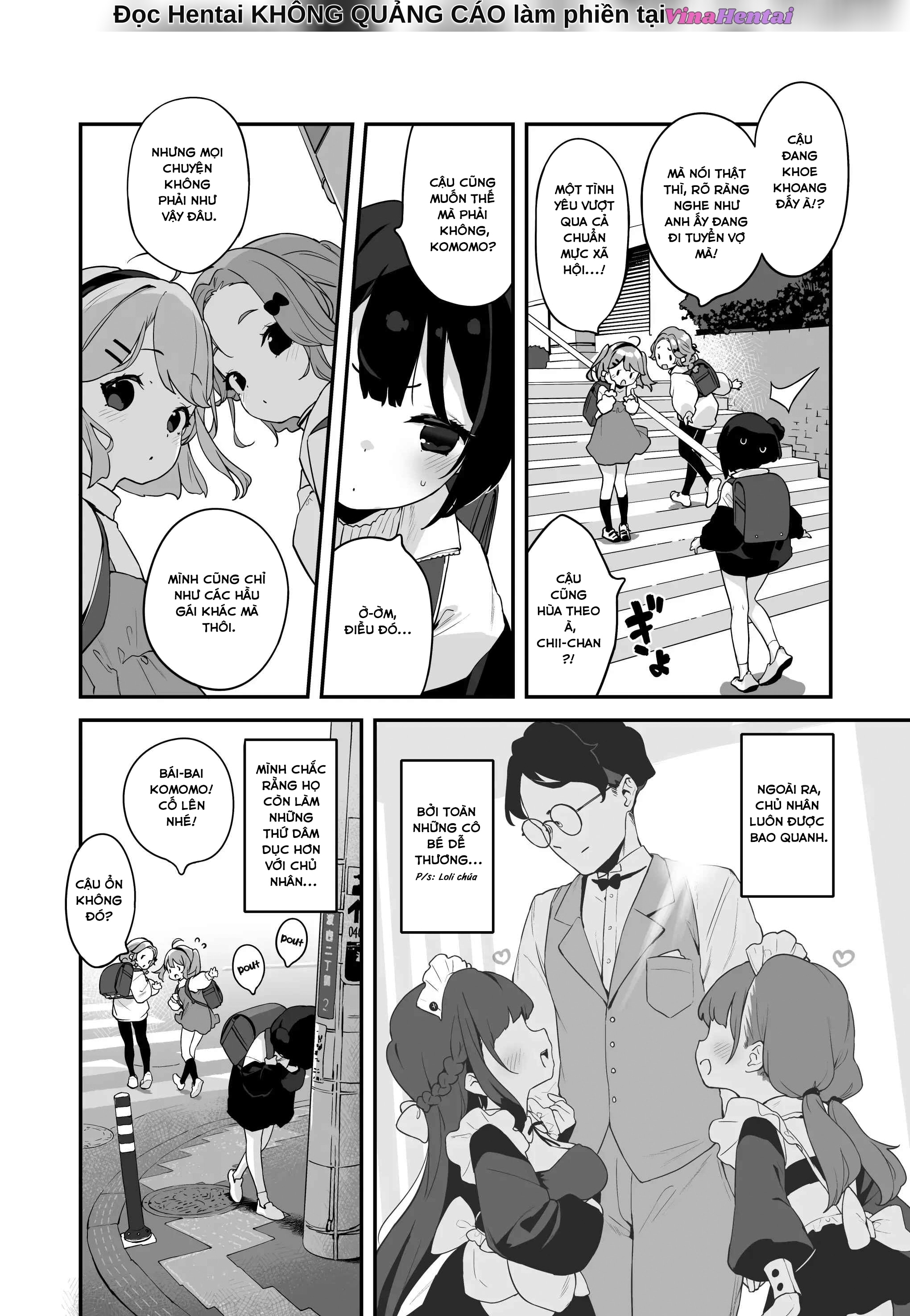 HentaiVN.net - Ảnh 10 - Komomo là một bé hầu gái ♥ loli - Chap 1