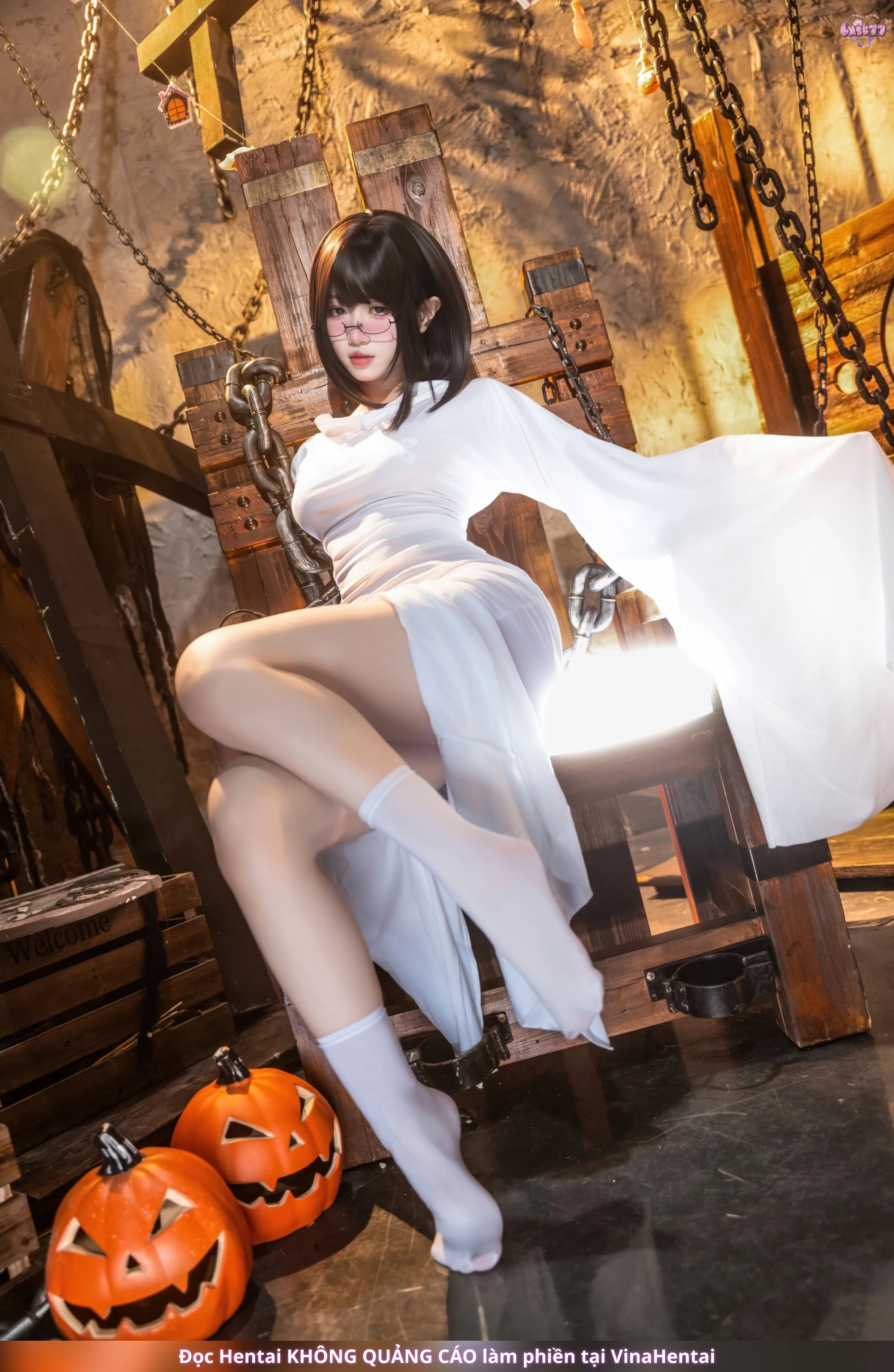 HentaiVN.net - Ảnh 10 - Thất Thất phải ngoan nhé: Cô nàng hồn ma - Oneshot