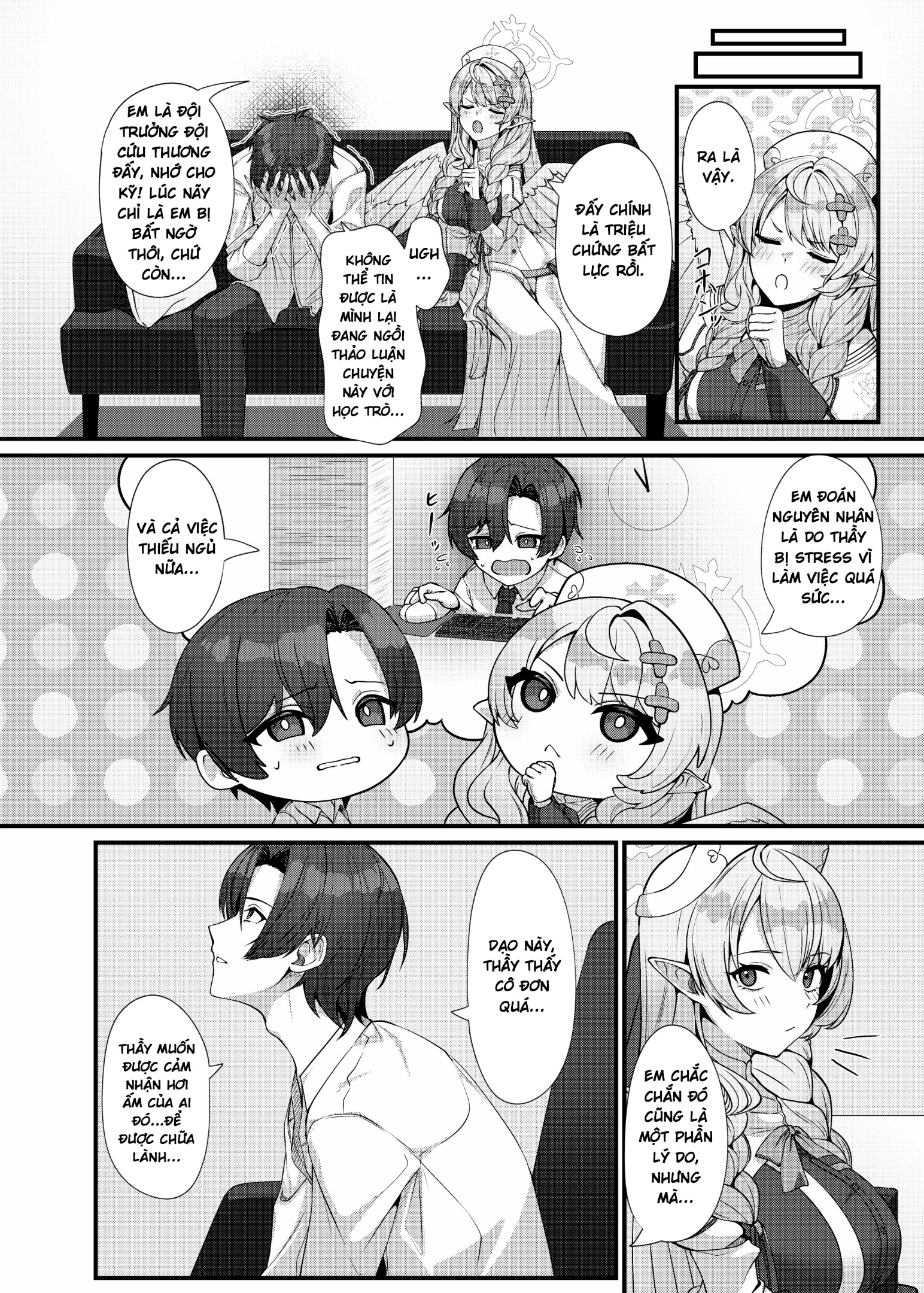 HentaiVN.net - Ảnh 11 - Sensei ni Kyuugo no Te o! | A Helping Hand for Sensei! - Chap 1
