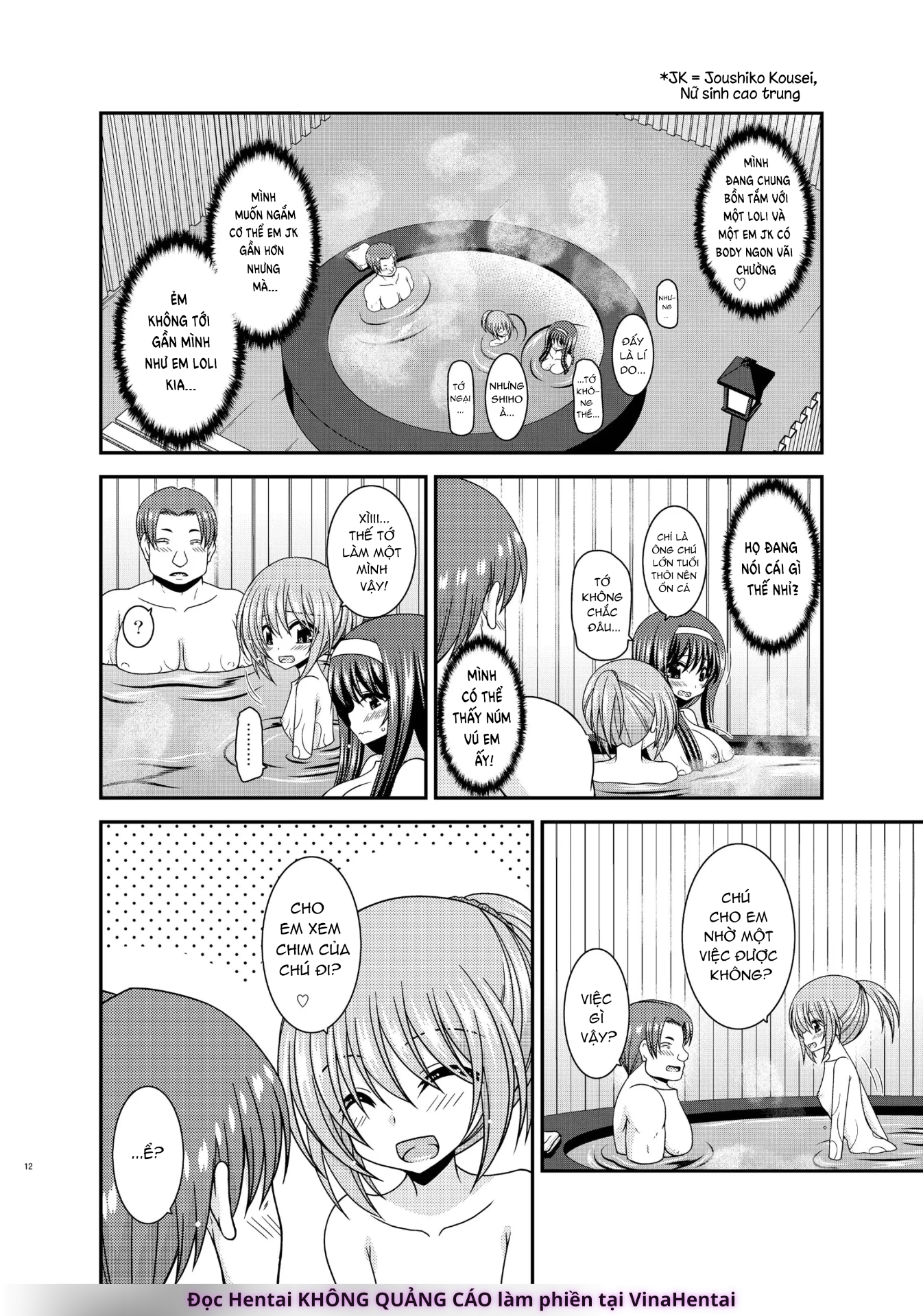HentaiVN.net - Ảnh 11 - Konyoku Rotenburo de Bishoujo Futari ni Are o Misete to Onegai Sareta Ato no Sarani Ato no Hanashi - Chap 1