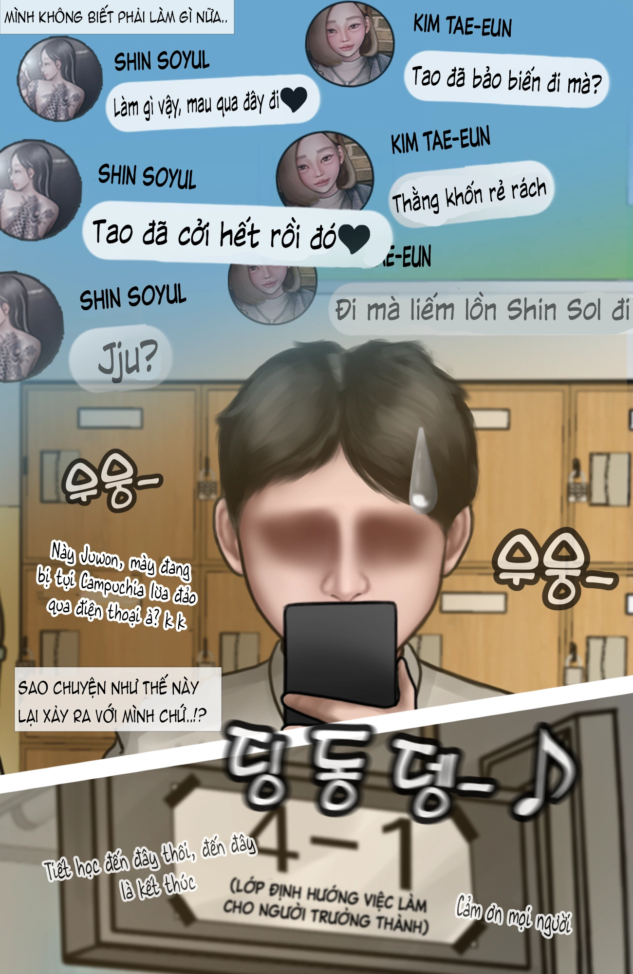 HentaiVN.net - Ảnh 14 - Gái Du Côn X Wibu Đụt Cận Trĩ - Chap 8