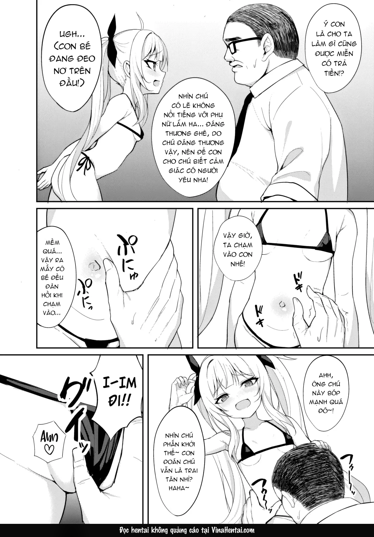 HentaiVN.net - Ảnh 9 - Ông chú dạy cháu gái bố láo bằng cách thôi miên - Chap 2: Giai đoạn bồn thịt công cộng
