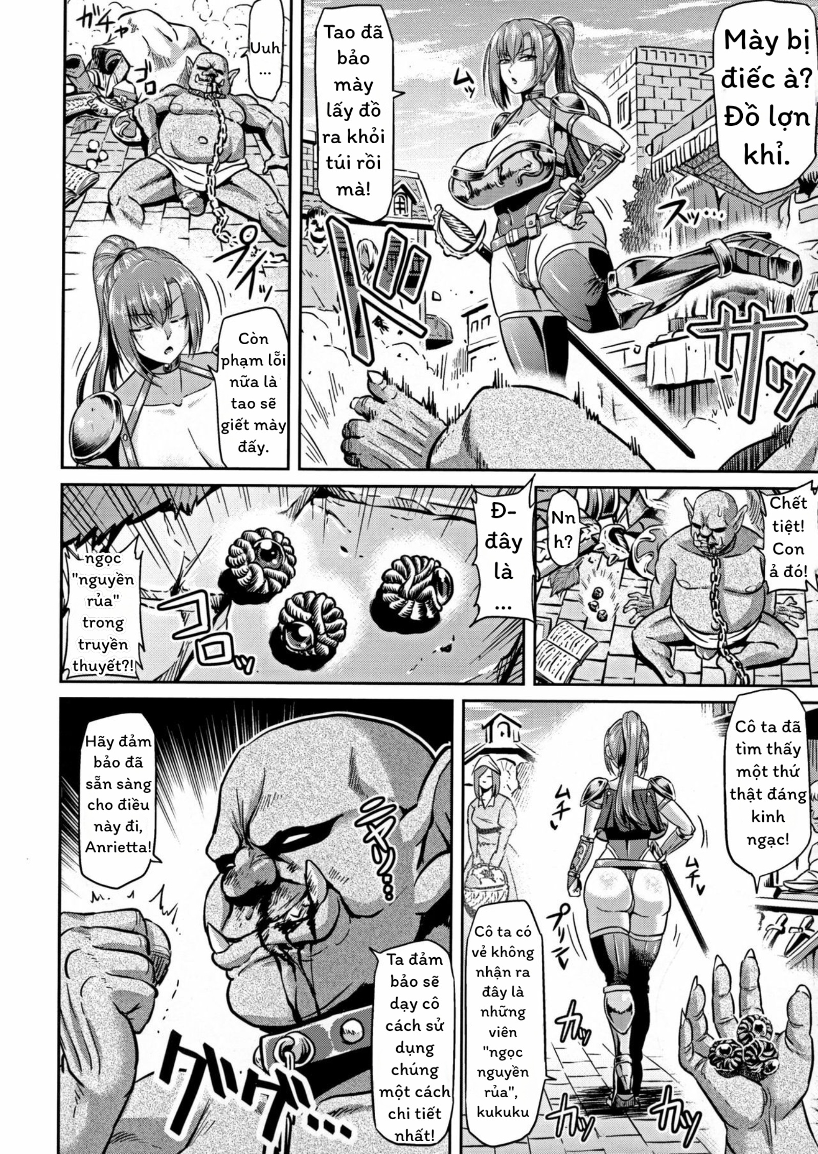 HentaiVN.net - Ảnh 4 - [Ahemaru] Onna Senshi to Goblin  - Oneshot