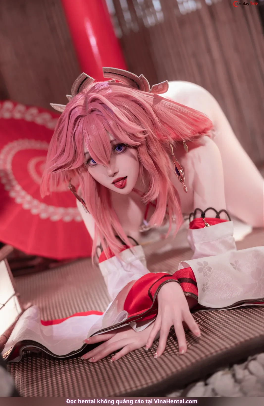 HentaiVN.net - Ảnh 89 - Miko- Genshin Impact - 91 photos
