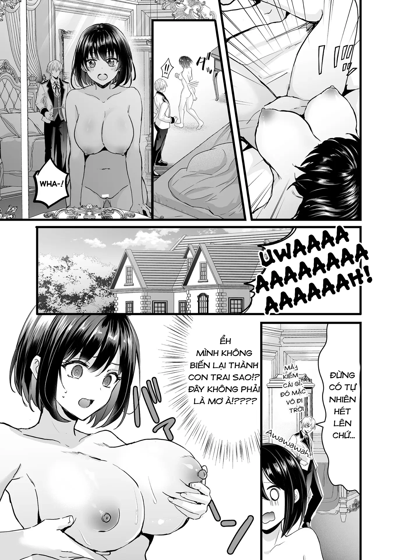 HentaiVN.net - Ảnh 9 - Akuyaku Reijou ni Natta Ore wa Otouto Wo Kanraku Shina Kereba Ikenai - Oneshot
