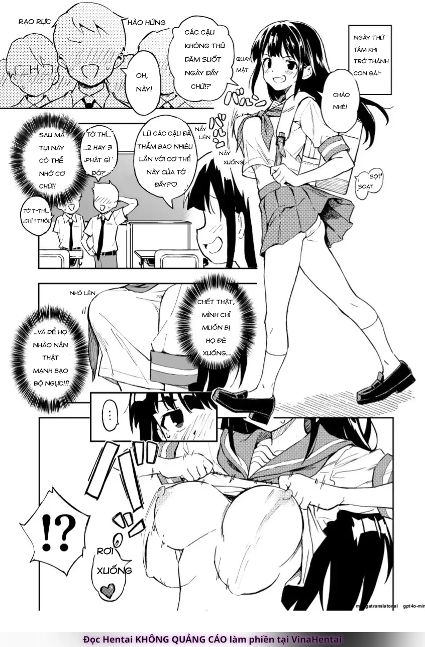 HentaiVN.net - Ảnh 13 - Miễn Là Tôi Không Có Thai Trong 1 Tháng, Tôi Sẽ Trở Lại Là Con Trai! - Chap 1