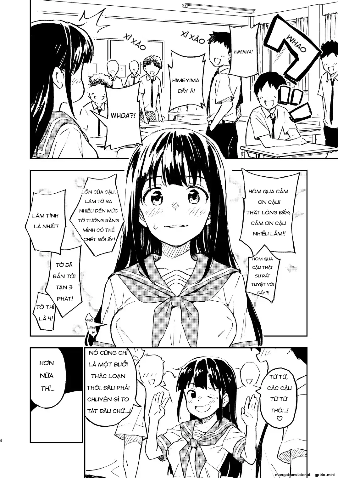 HentaiVN.net - Ảnh 5 - Miễn Là Tôi Không Có Thai Trong 1 Tháng, Tôi Sẽ Trở Lại Là Con Trai! - Chap 2
