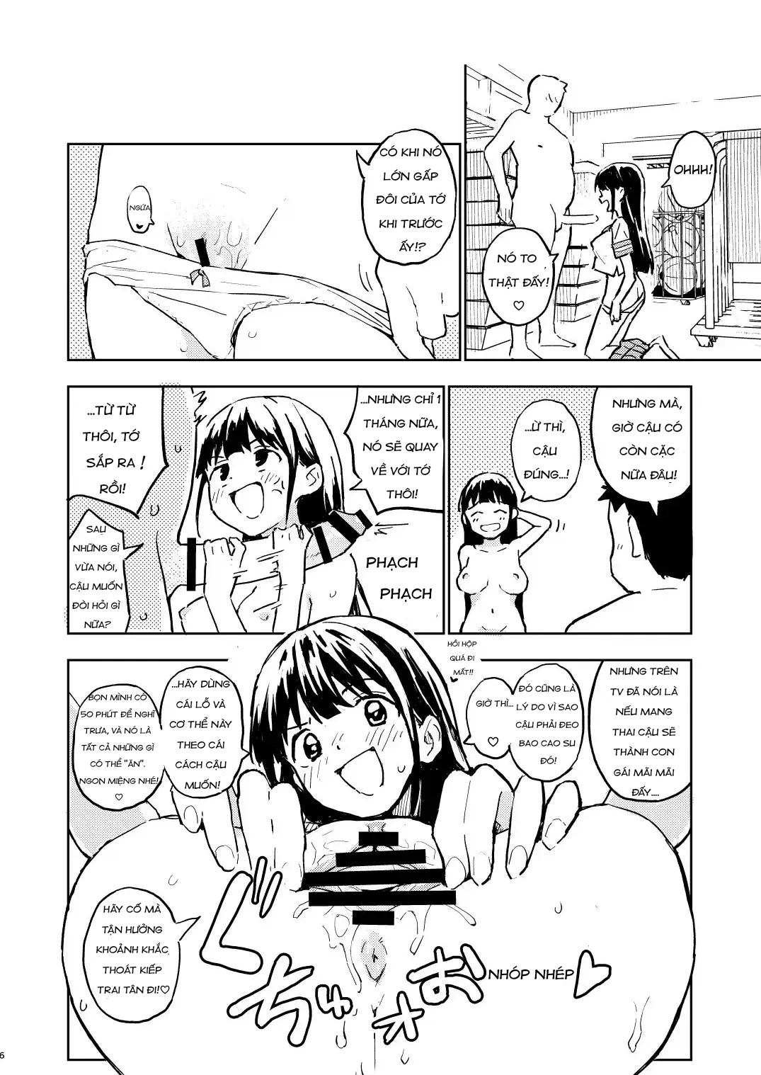 HentaiVN.net - Ảnh 7 - Miễn Là Tôi Không Có Thai Trong 1 Tháng, Tôi Sẽ Trở Lại Là Con Trai! - Chap 2