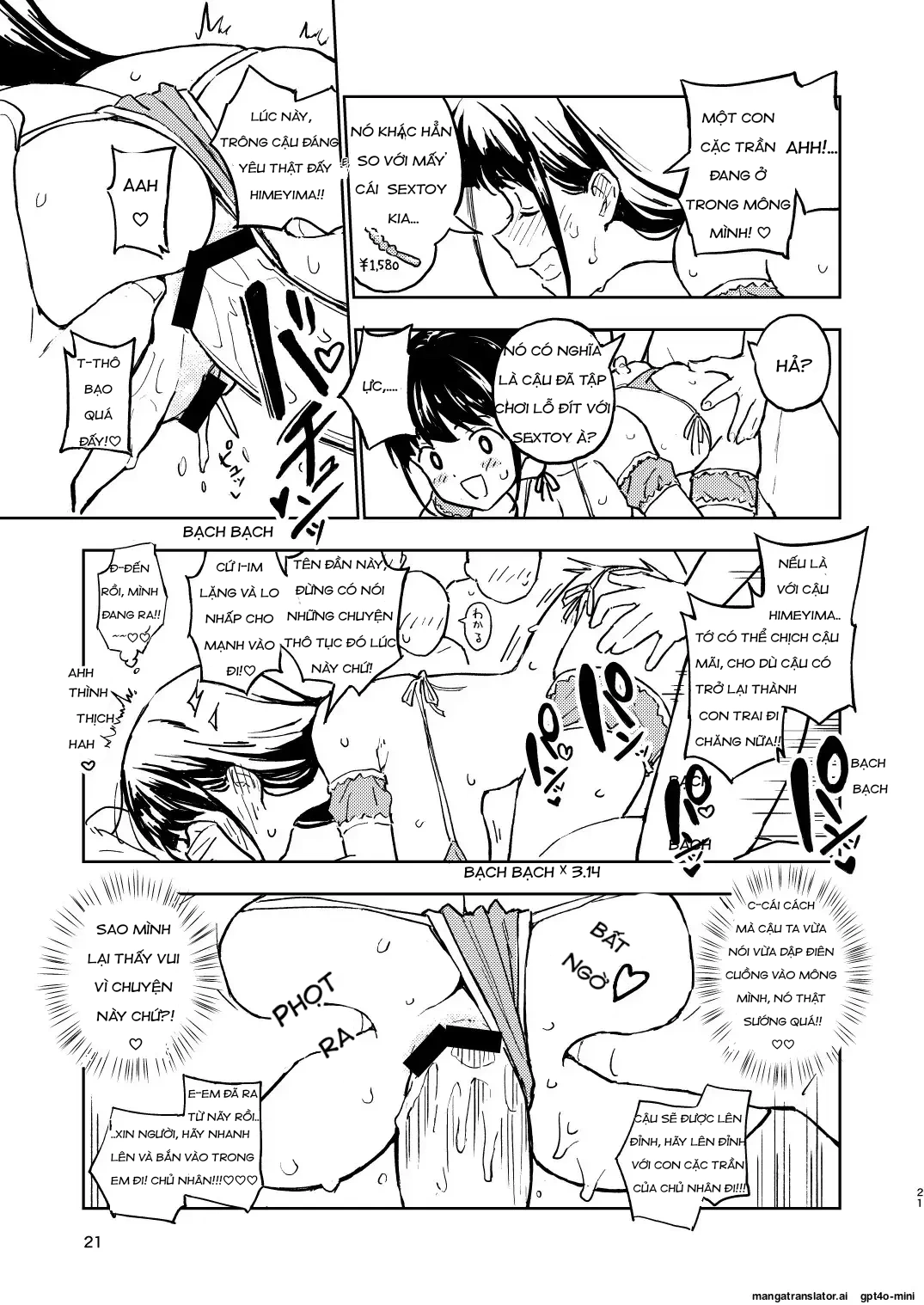 HentaiVN.net - Ảnh 22 - Miễn Là Tôi Không Có Thai Trong 1 Tháng, Tôi Sẽ Trở Lại Là Con Trai! - Chap 2