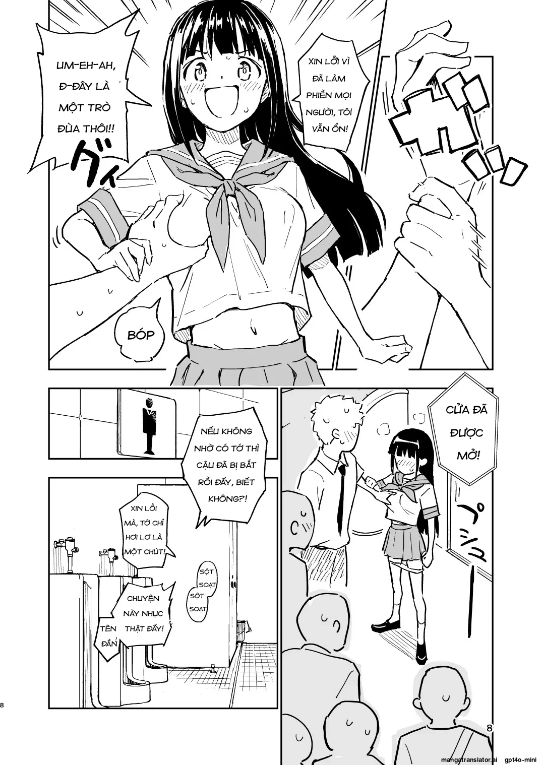 HentaiVN.net - Ảnh 8 - Miễn Là Tôi Không Có Thai Trong 1 Tháng, Tôi Sẽ Trở Lại Là Con Trai! - Chap 3