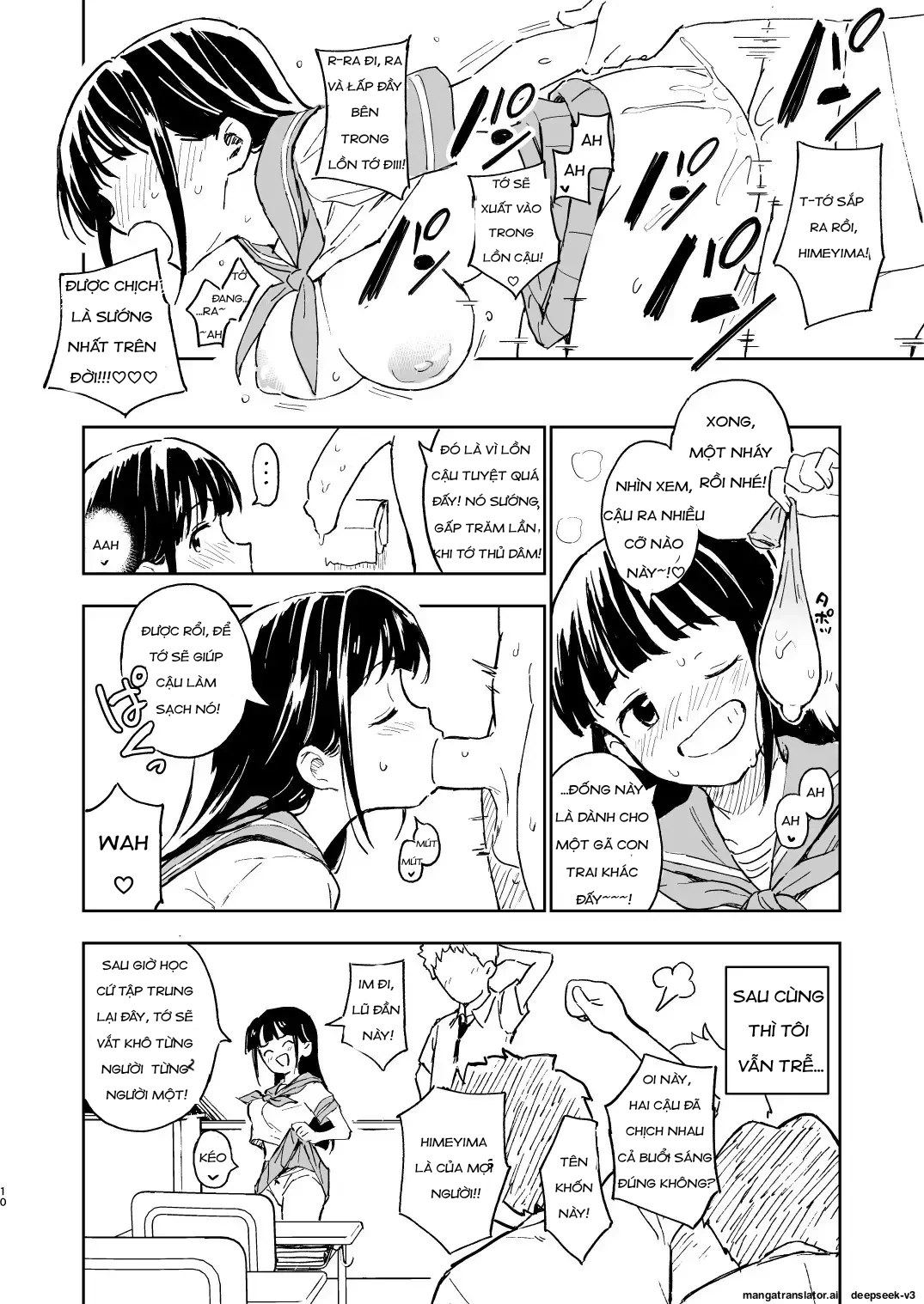 HentaiVN.net - Ảnh 10 - Miễn Là Tôi Không Có Thai Trong 1 Tháng, Tôi Sẽ Trở Lại Là Con Trai! - Chap 3