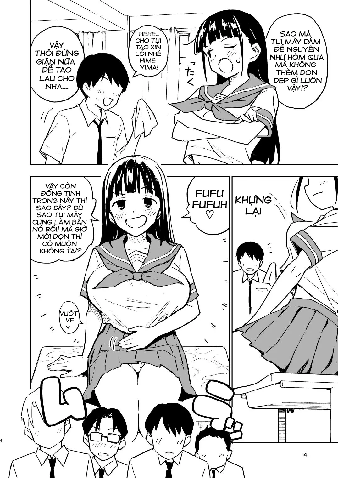 HentaiVN.net - Ảnh 4 - Miễn Là Tôi Không Có Thai Trong 1 Tháng, Tôi Sẽ Trở Lại Là Con Trai! - Chap 4