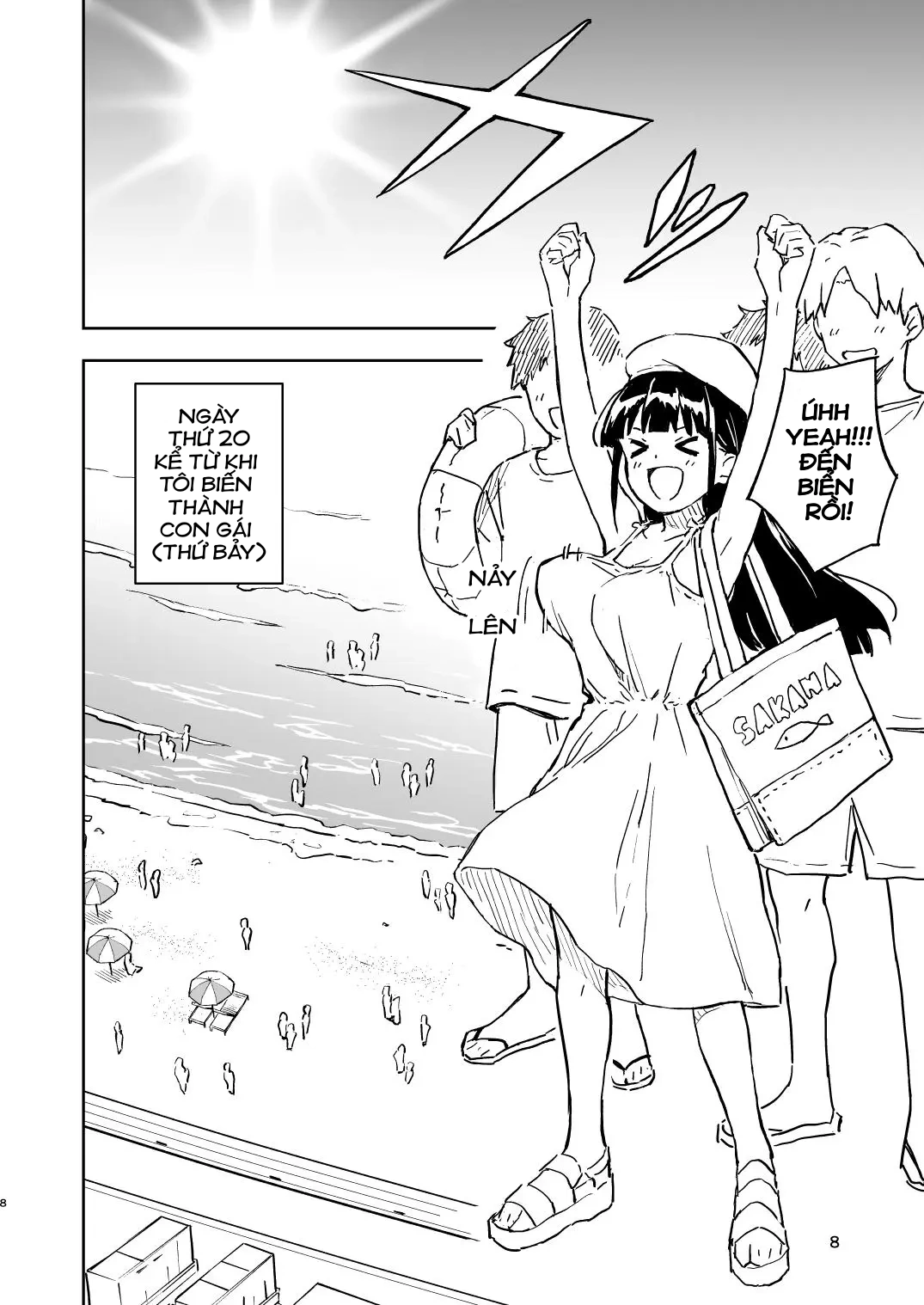 HentaiVN.net - Ảnh 8 - Miễn Là Tôi Không Có Thai Trong 1 Tháng, Tôi Sẽ Trở Lại Là Con Trai! - Chap 4