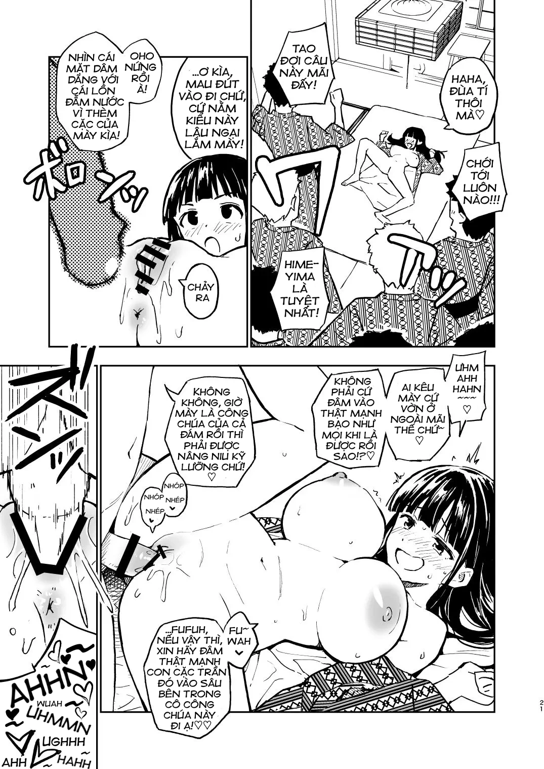 HentaiVN.net - Ảnh 21 - Miễn Là Tôi Không Có Thai Trong 1 Tháng, Tôi Sẽ Trở Lại Là Con Trai! - Chap 4