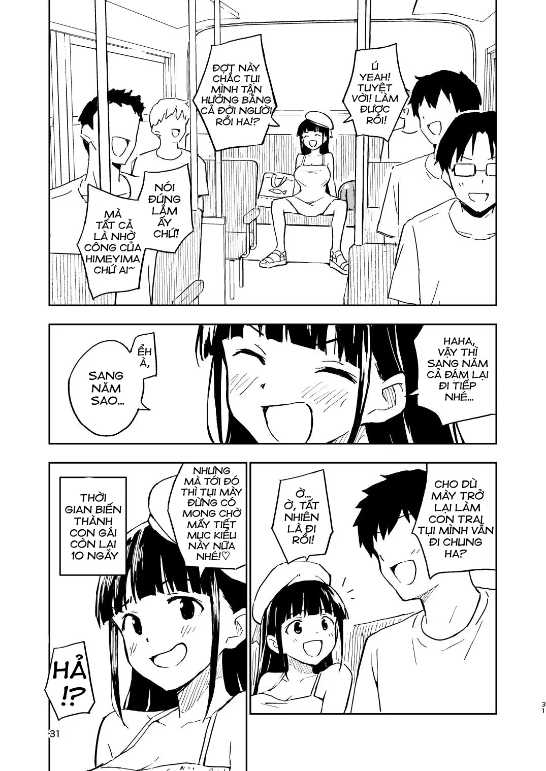 HentaiVN.net - Ảnh 31 - Miễn Là Tôi Không Có Thai Trong 1 Tháng, Tôi Sẽ Trở Lại Là Con Trai! - Chap 4