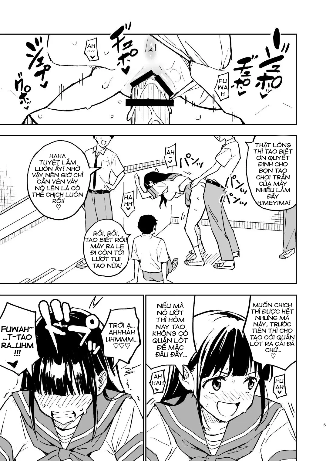 HentaiVN.net - Ảnh 5 - Miễn Là Tôi Không Có Thai Trong 1 Tháng, Tôi Sẽ Trở Lại Là Con Trai! - Chap 4