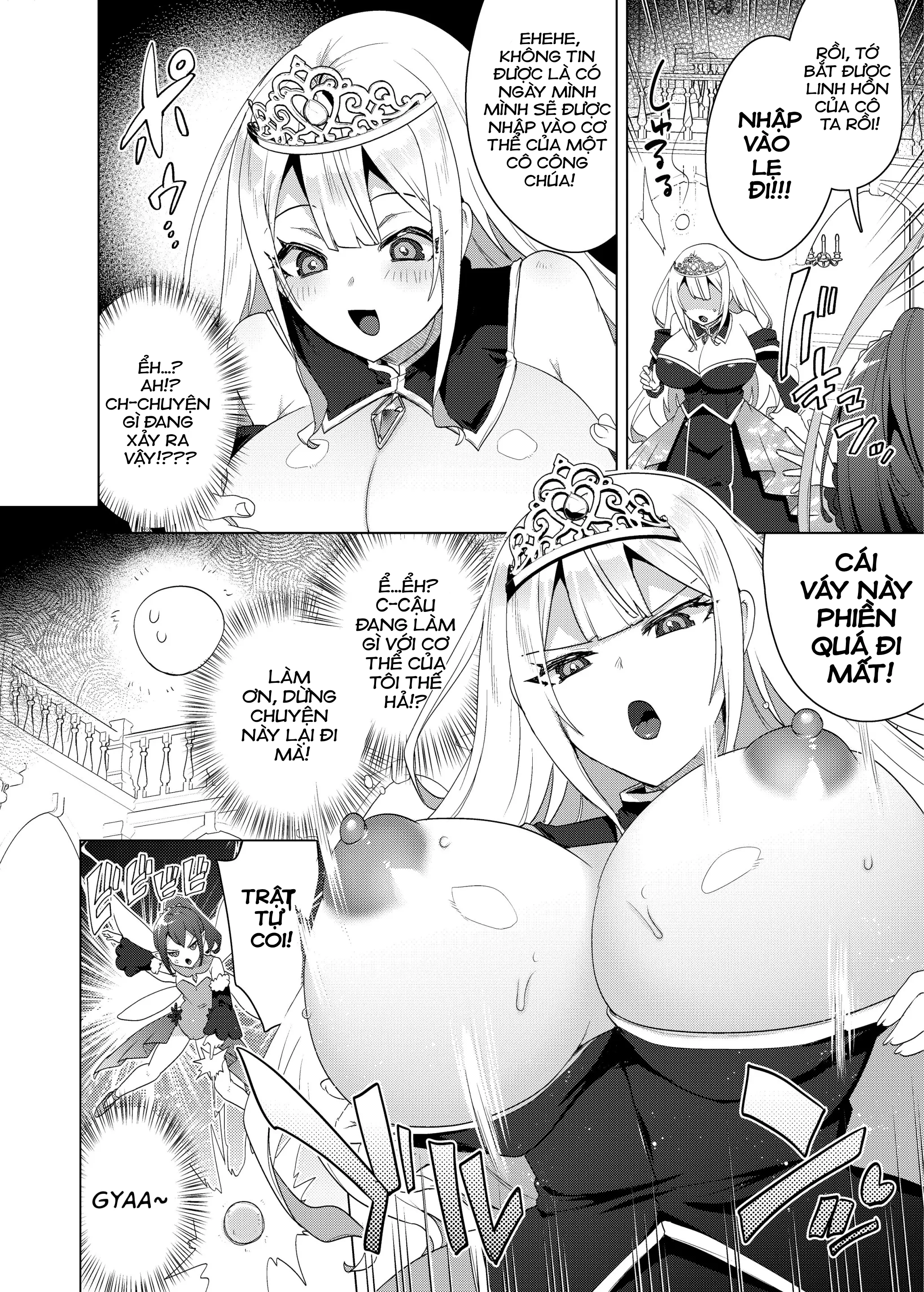HentaiVN.net - Ảnh 2 - The Princess in Heat Possessed by a Slave Boy - Oneshot