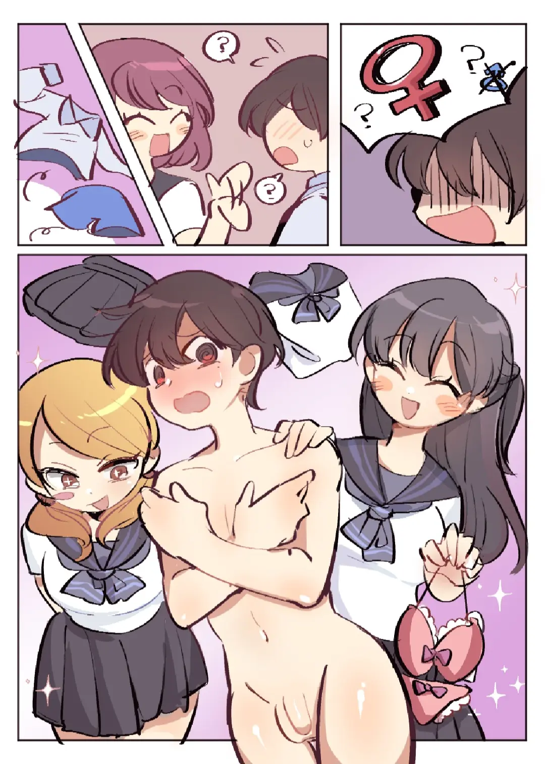 HentaiVN.net - Ảnh 3 - Học Viện Chuyển Giới - Chap 1