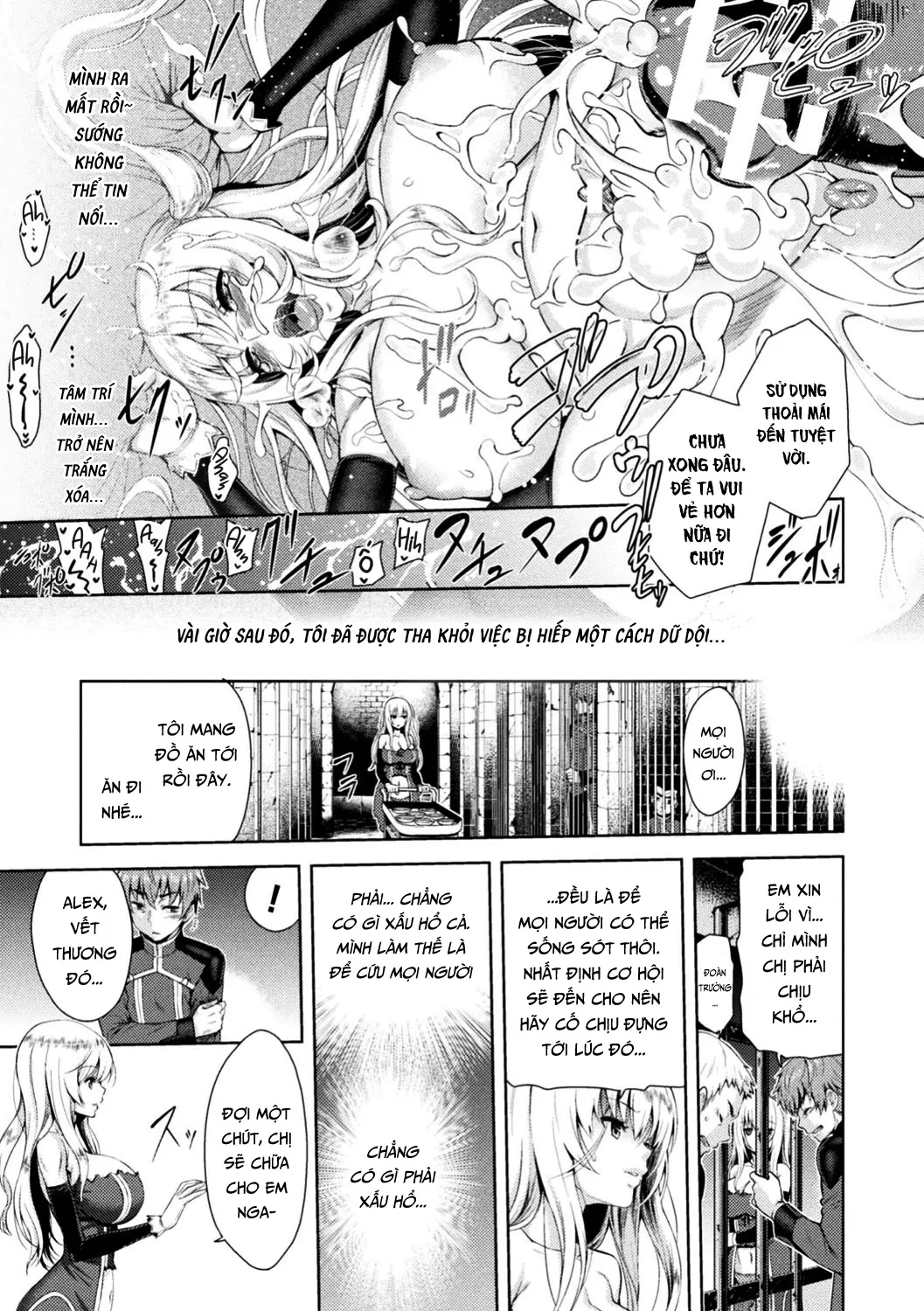 HentaiVN.net - Ảnh 24 - Erona ~The Fall Of A Beautiful Knight Cursed With The Lewd Mark Of An Orc~ - Chap 1