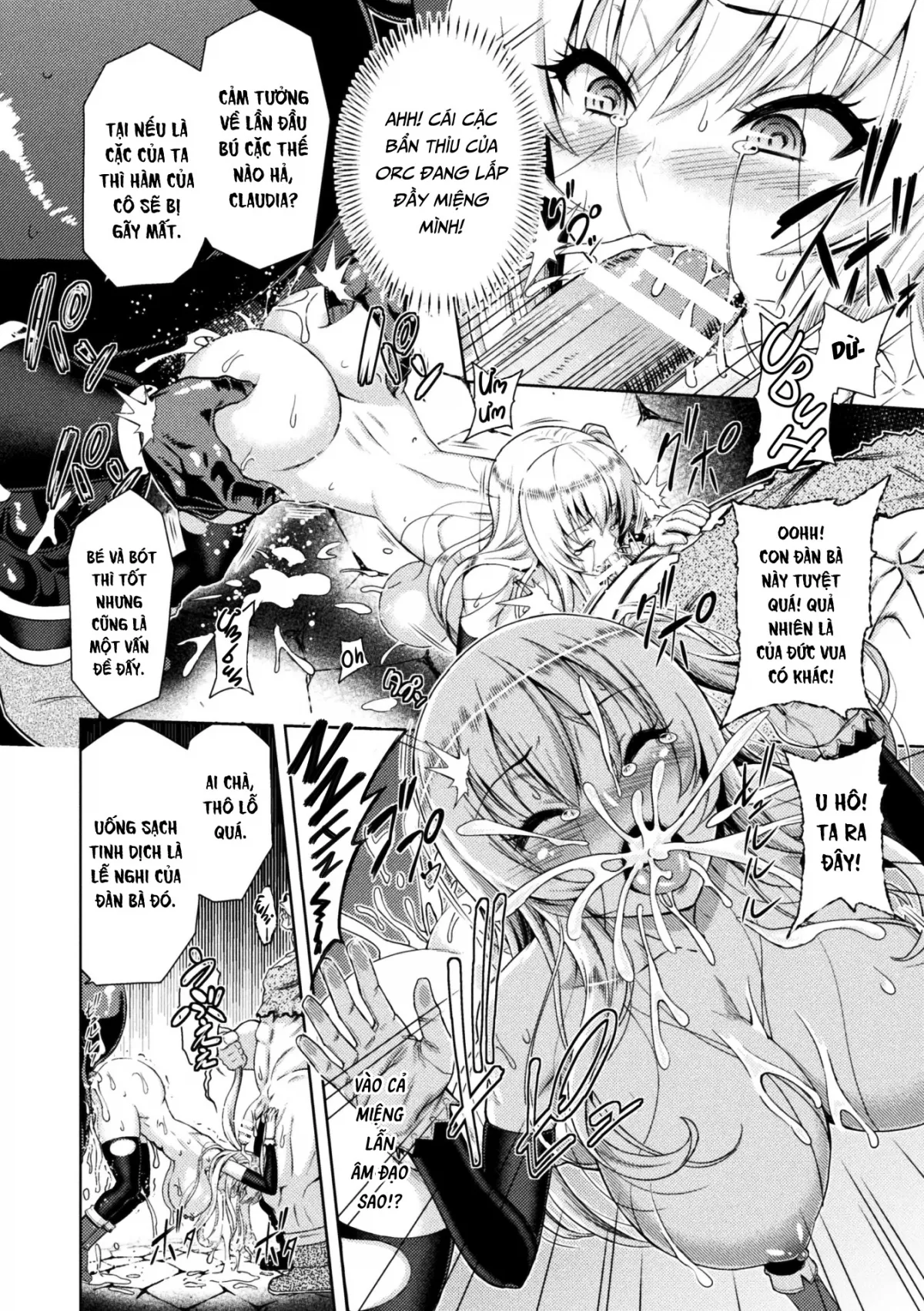 HentaiVN.net - Ảnh 9 - Erona ~The Fall Of A Beautiful Knight Cursed With The Lewd Mark Of An Orc~ - Chap 2
