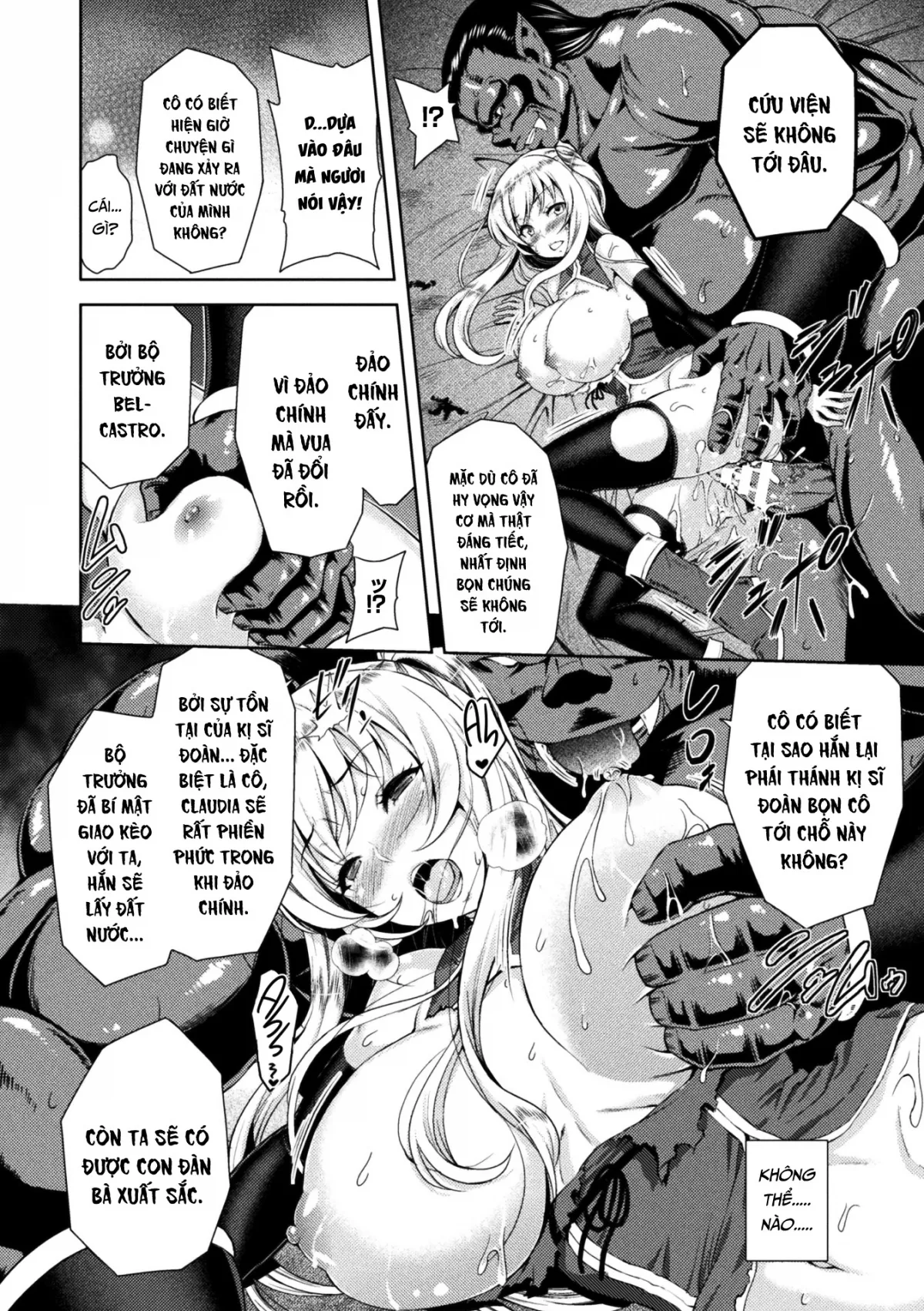 HentaiVN.net - Ảnh 15 - Erona ~The Fall Of A Beautiful Knight Cursed With The Lewd Mark Of An Orc~ - Chap 2