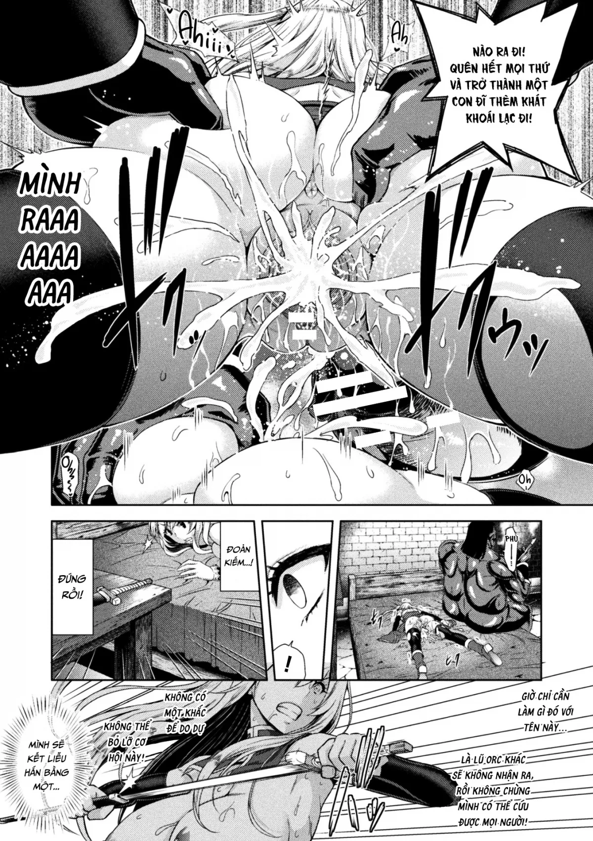 HentaiVN.net - Ảnh 18 - Erona ~The Fall Of A Beautiful Knight Cursed With The Lewd Mark Of An Orc~ - Chap 2