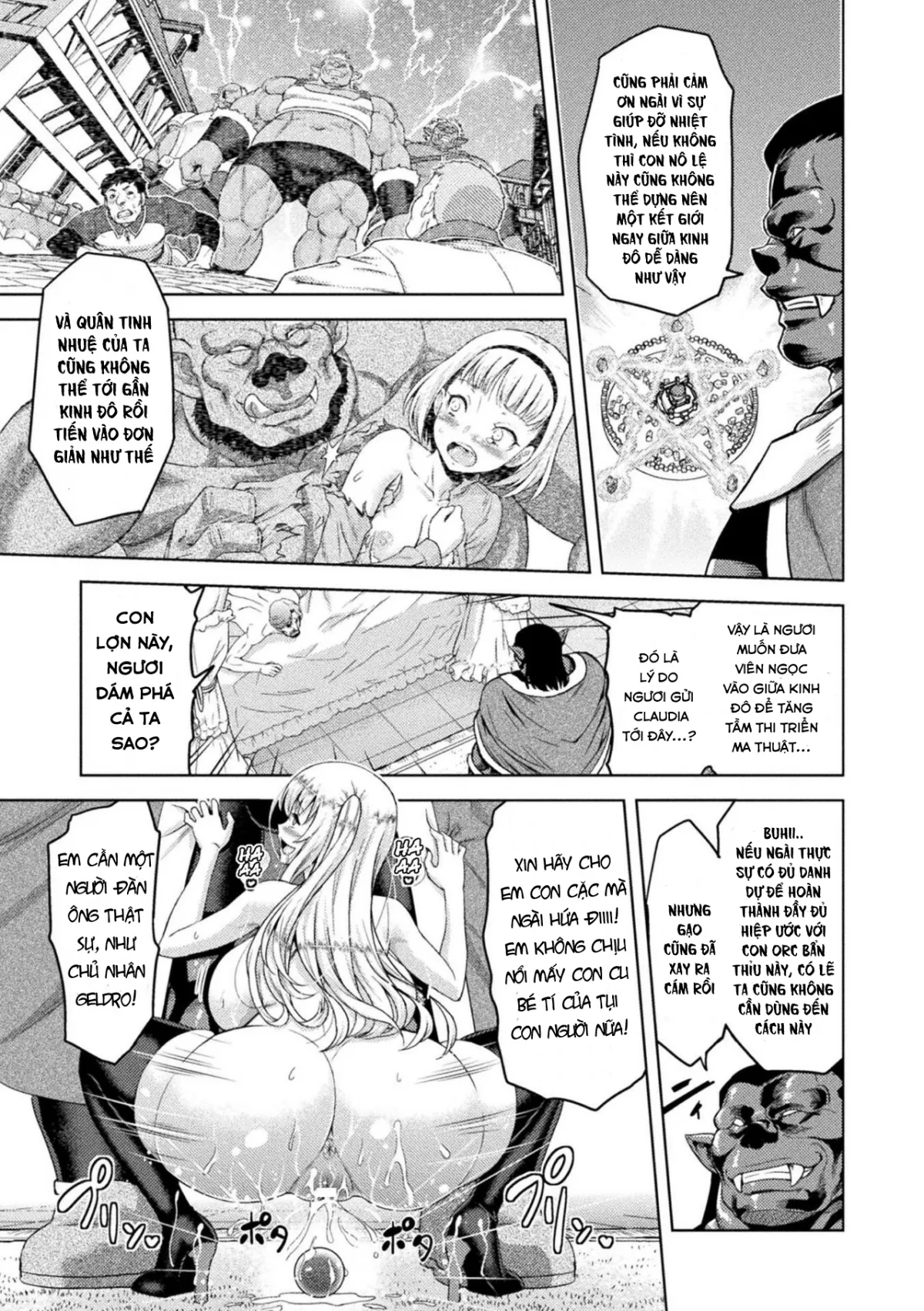 HentaiVN.net - Ảnh 21 - Erona ~The Fall Of A Beautiful Knight Cursed With The Lewd Mark Of An Orc~ - Chap 4