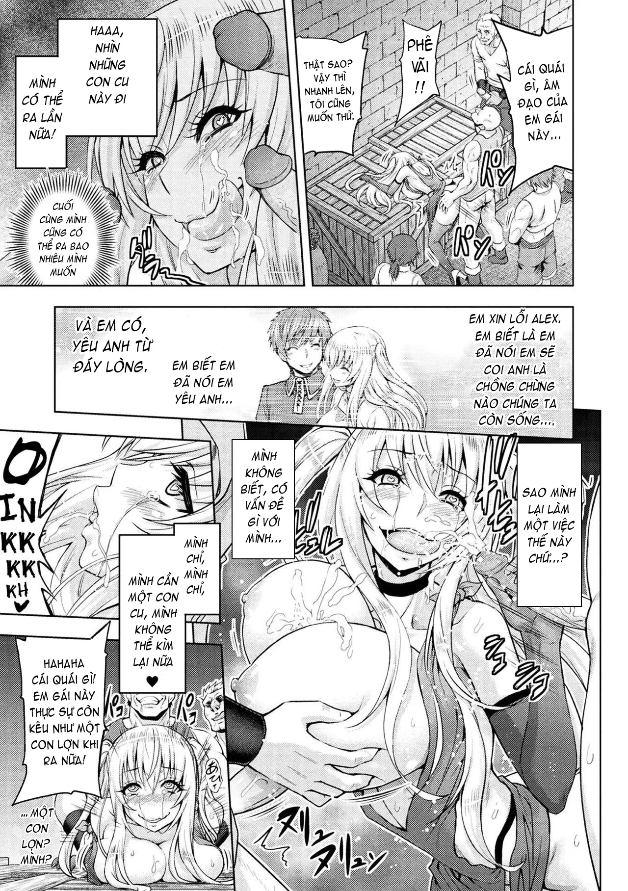 HentaiVN.net - Ảnh 9 - Erona ~The Fall Of A Beautiful Knight Cursed With The Lewd Mark Of An Orc~ - Chap 5