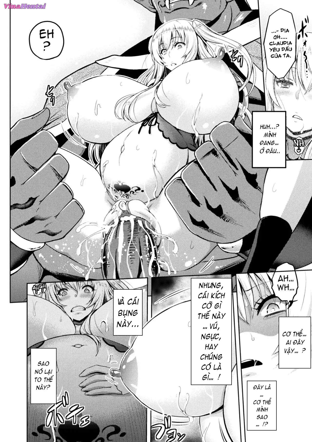 HentaiVN.net - Ảnh 19 - Erona ~The Fall Of A Beautiful Knight Cursed With The Lewd Mark Of An Orc~ - Chap 5
