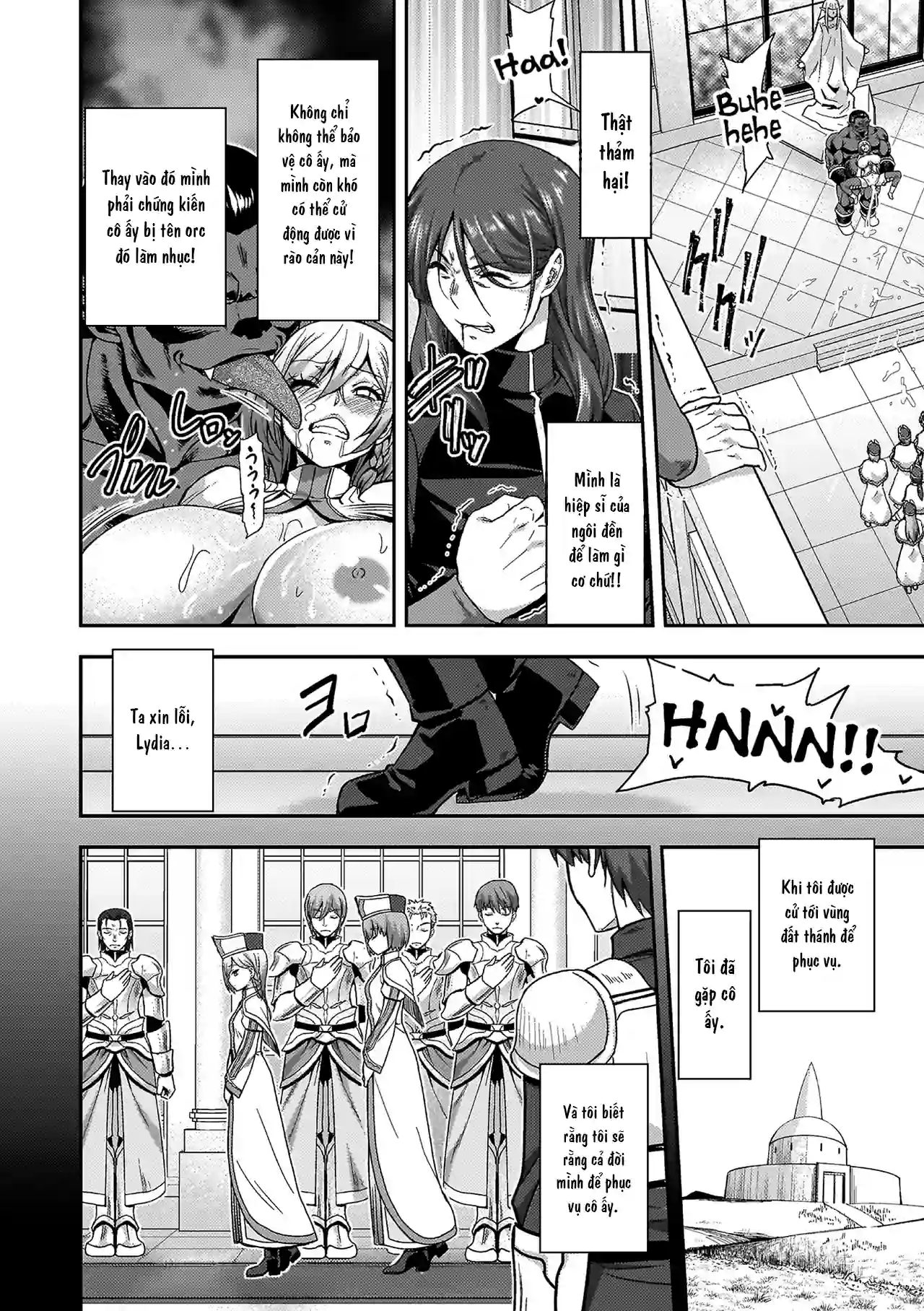 HentaiVN.net - Ảnh 12 - Erona 2 kết cục của nữ tu sa ngã bởi dâm văn của Orc - Chap 2