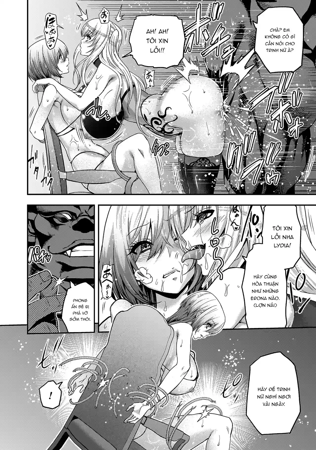 HentaiVN.net - Ảnh 19 - Erona 2 kết cục của nữ tu sa ngã bởi dâm văn của Orc - Chap 4