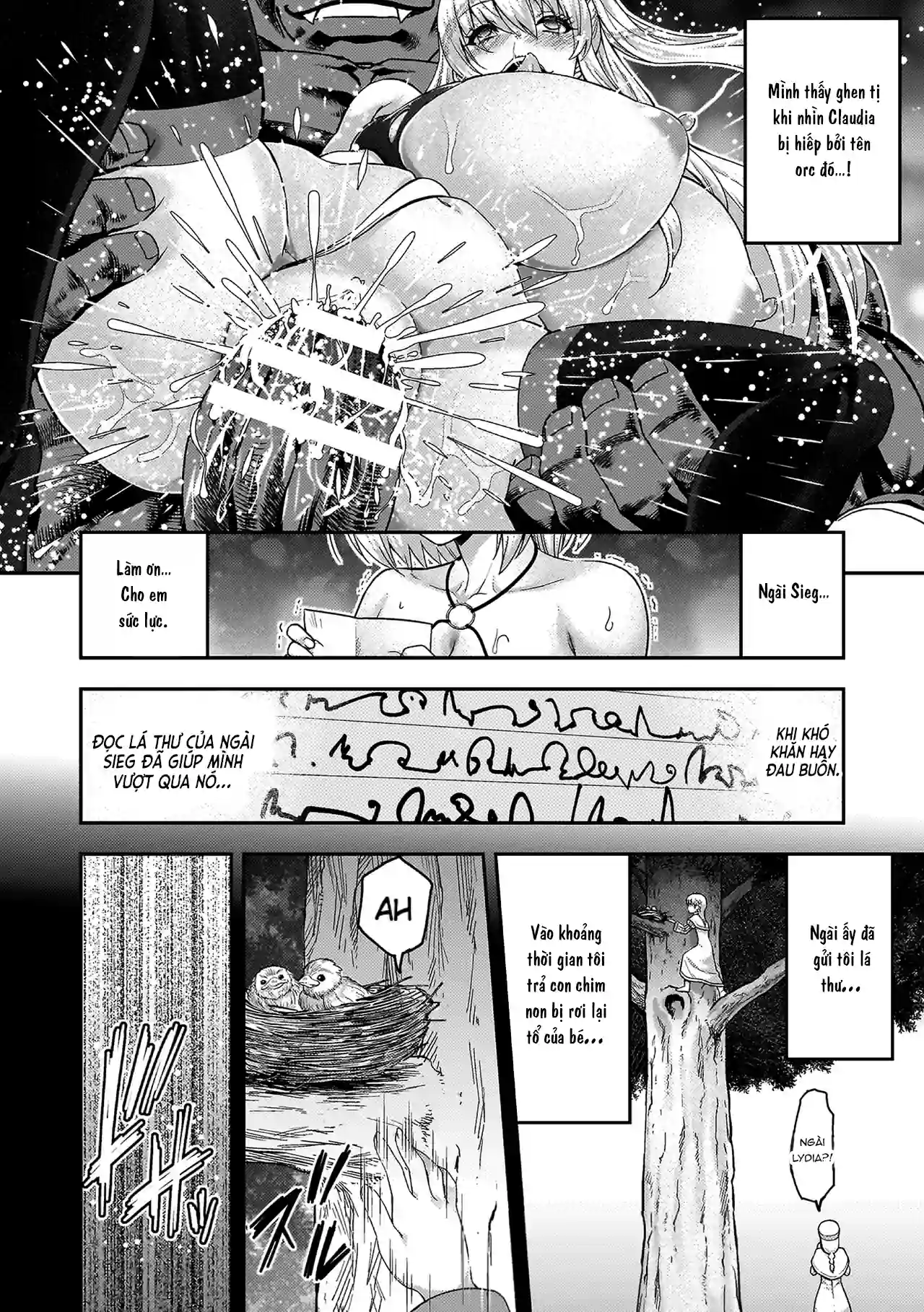 HentaiVN.net - Ảnh 25 - Erona 2 kết cục của nữ tu sa ngã bởi dâm văn của Orc - Chap 4