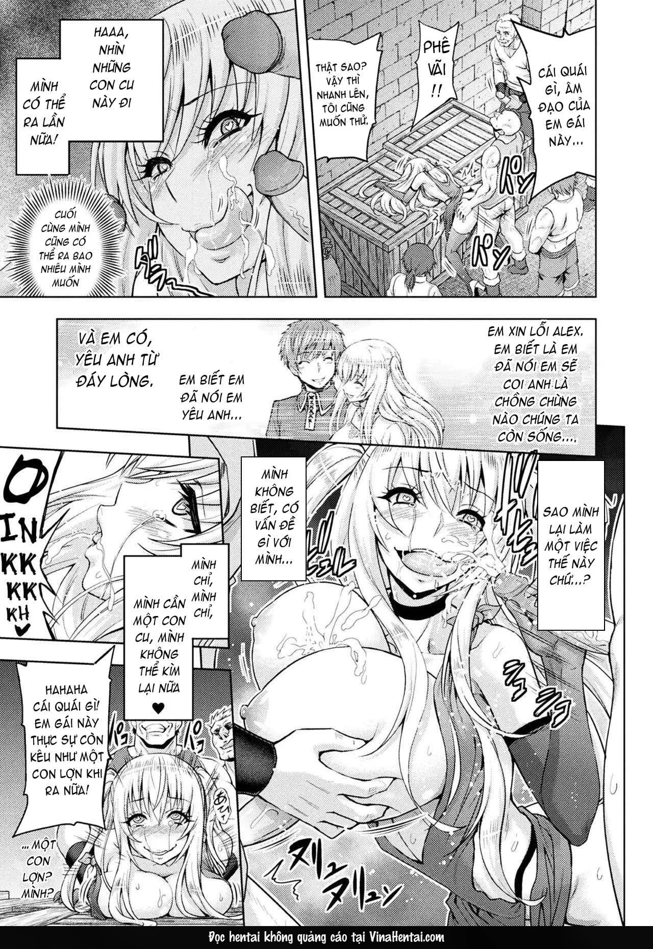 HentaiVN.net - Ảnh 10 - Erona ~The Fall Of A Beautiful Knight Cursed With The Lewd Mark Of An Orc~ - Chap 6