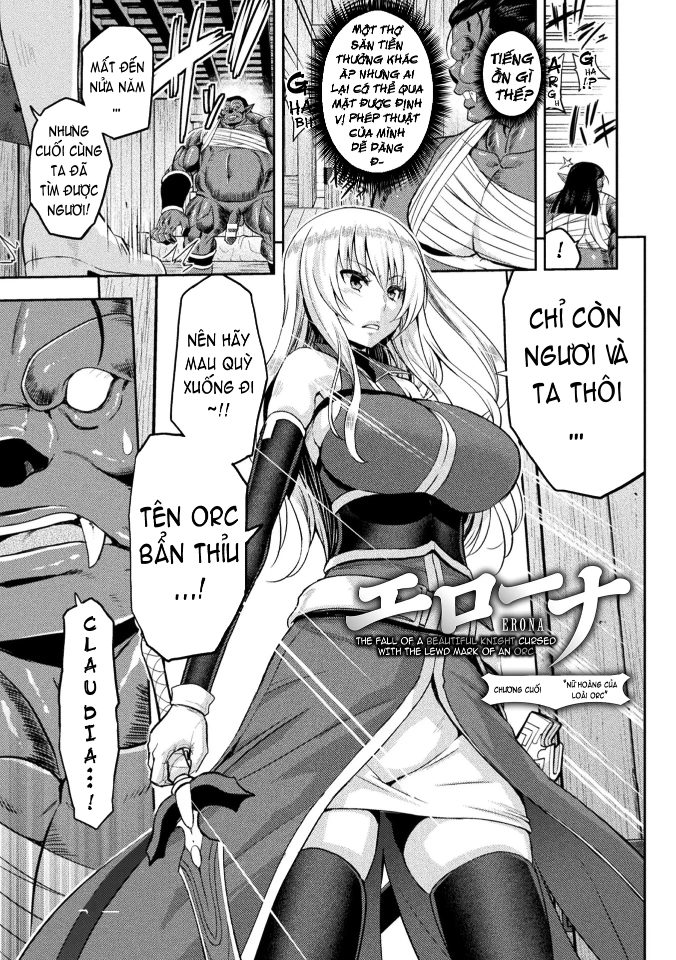 HentaiVN.net - Ảnh 3 - Erona ~The Fall Of A Beautiful Knight Cursed With The Lewd Mark Of An Orc~ - Chap 7-End