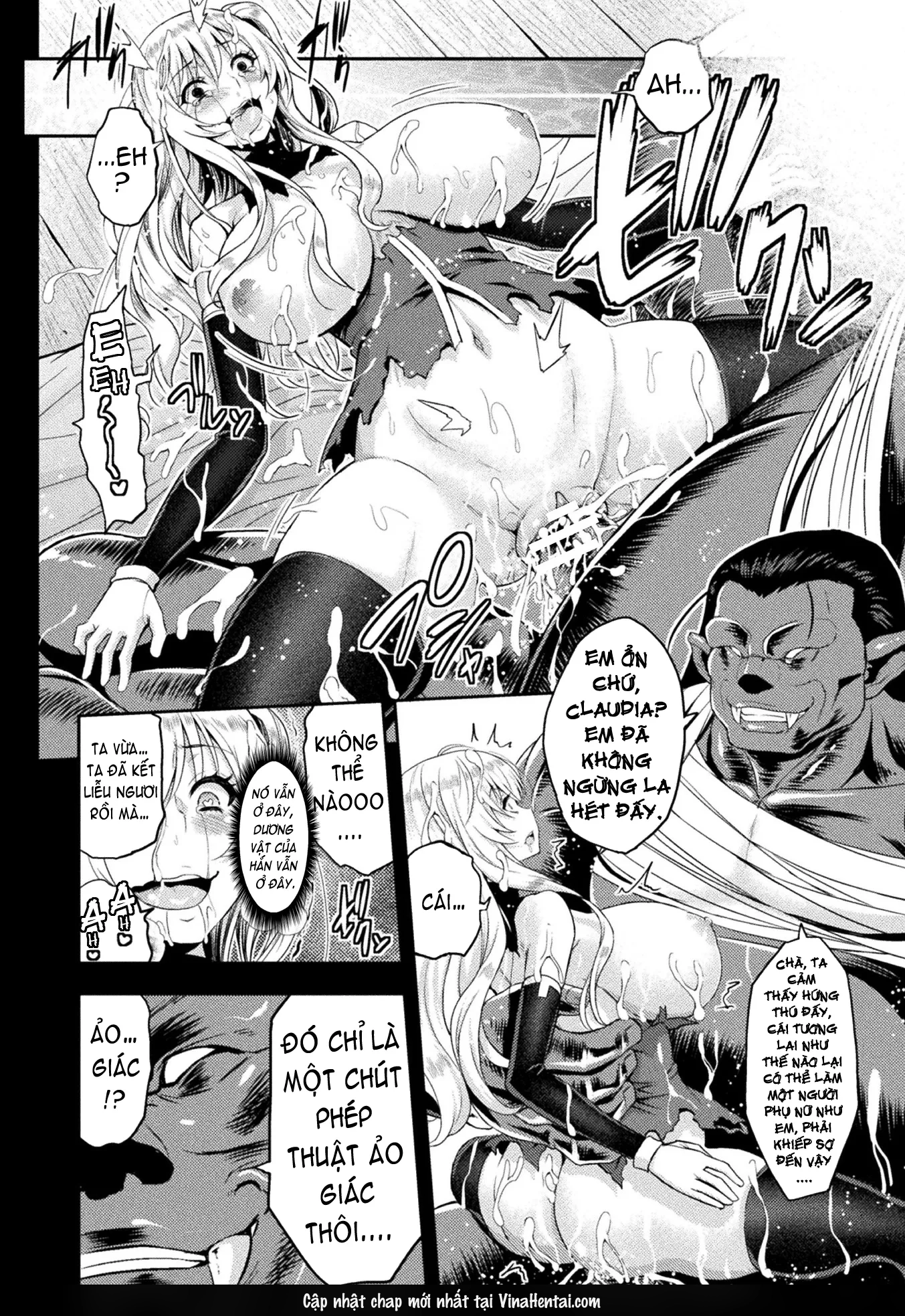 HentaiVN.net - Ảnh 15 - Erona ~The Fall Of A Beautiful Knight Cursed With The Lewd Mark Of An Orc~ - Chap 7-End