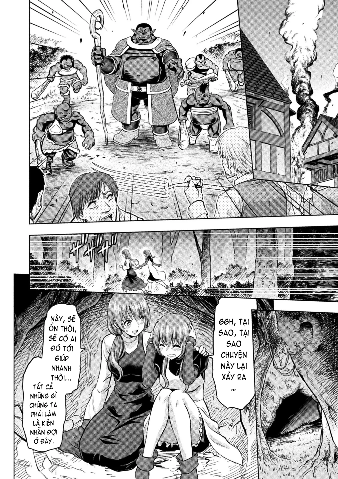 HentaiVN.net - Ảnh 39 - Erona ~The Fall Of A Beautiful Knight Cursed With The Lewd Mark Of An Orc~ - Chap 7-End