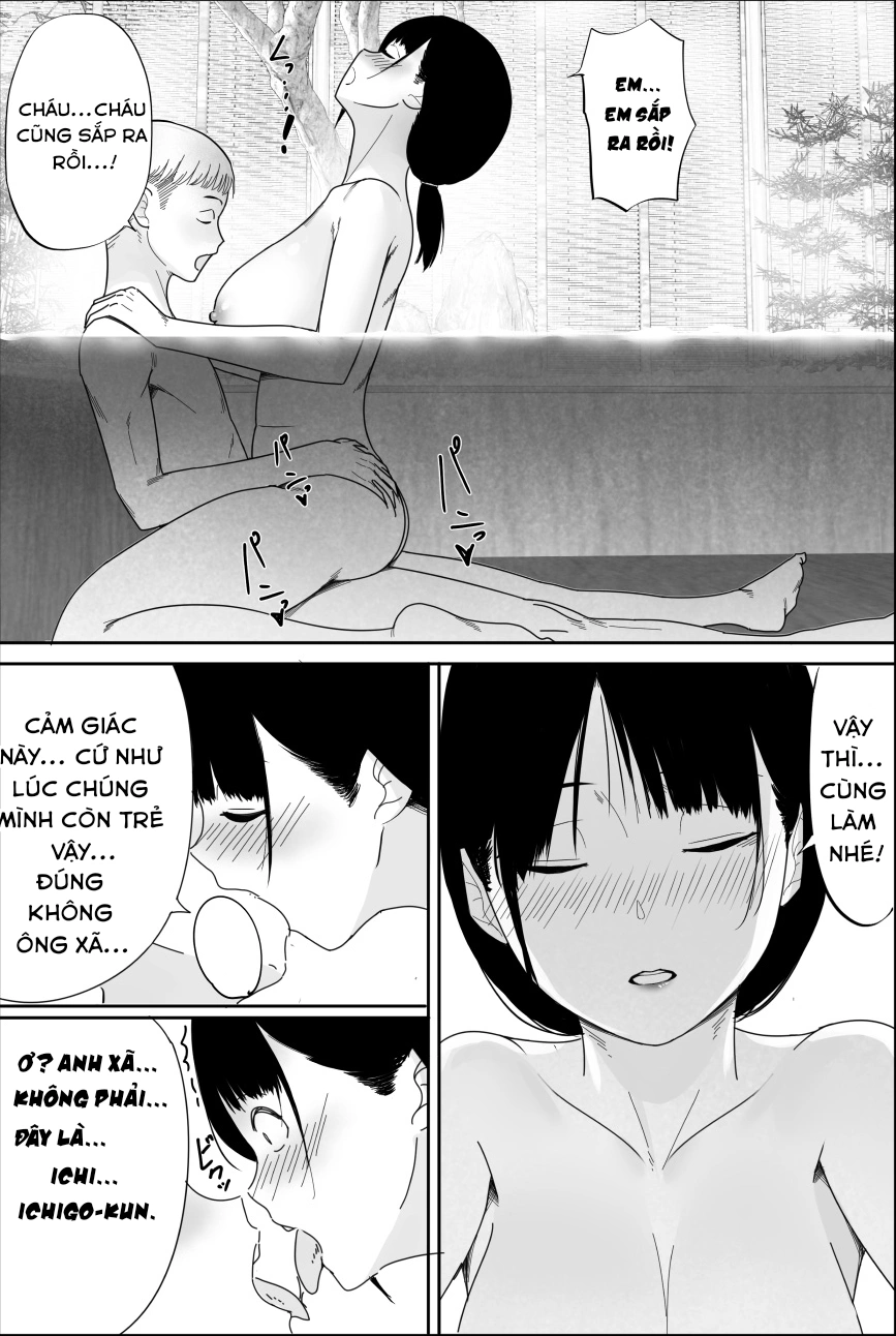 HentaiVN.net - Ảnh 16 - Yuuko Oba-san Ikkatono Onsen Ryouko - One shot