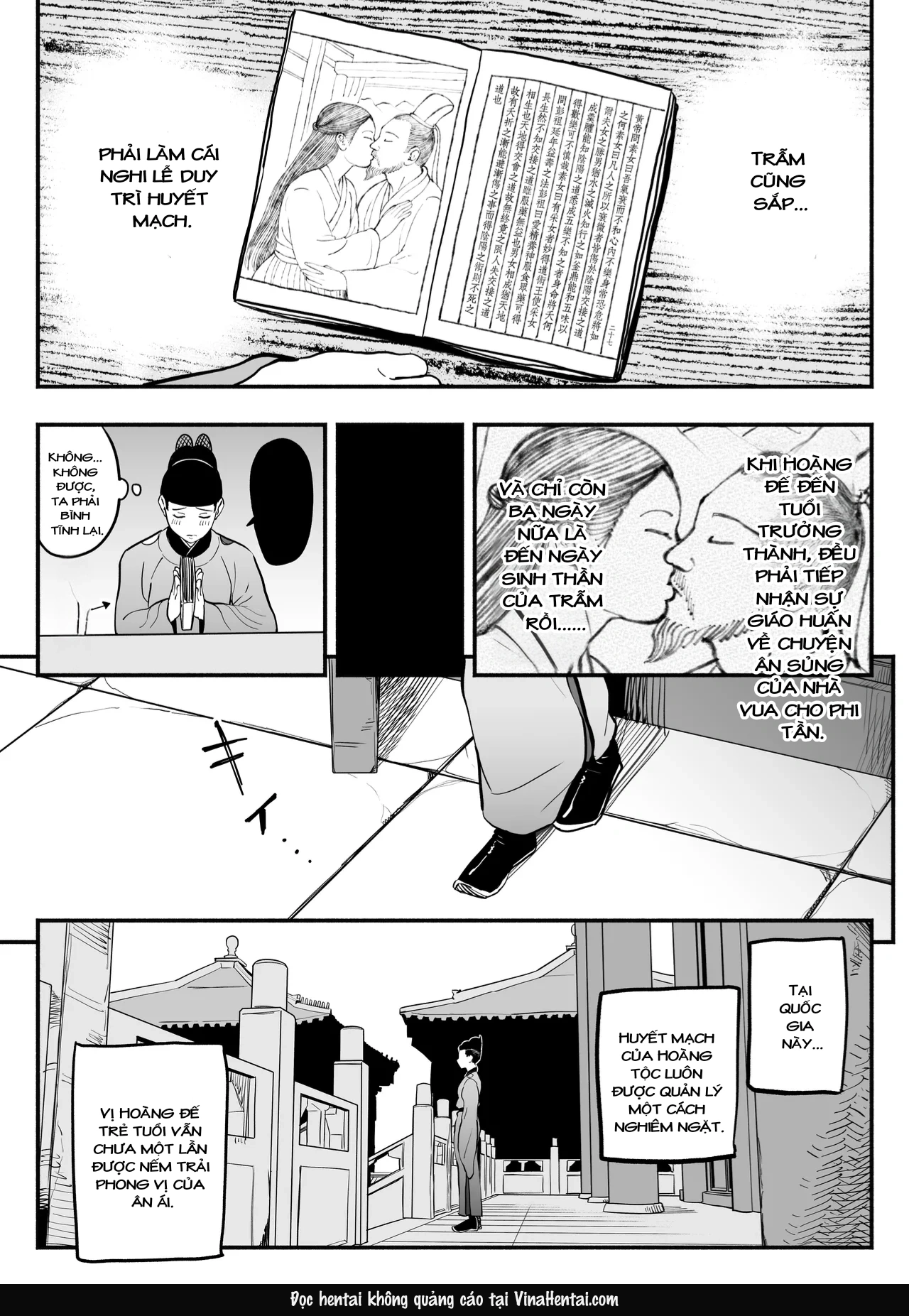 HentaiVN.net - Ảnh 9 - Koutei no Shinanyaku -Cool na Kyuujo no Fudeoroshi Kozukuri Shidou- - Oneshot