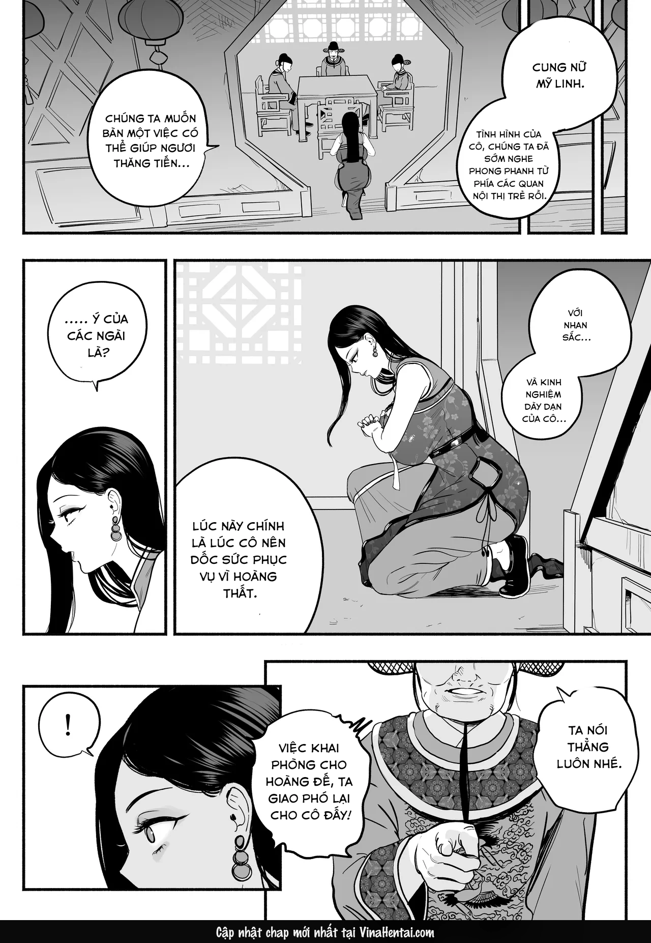 HentaiVN.net - Ảnh 14 - Koutei no Shinanyaku -Cool na Kyuujo no Fudeoroshi Kozukuri Shidou- - Oneshot