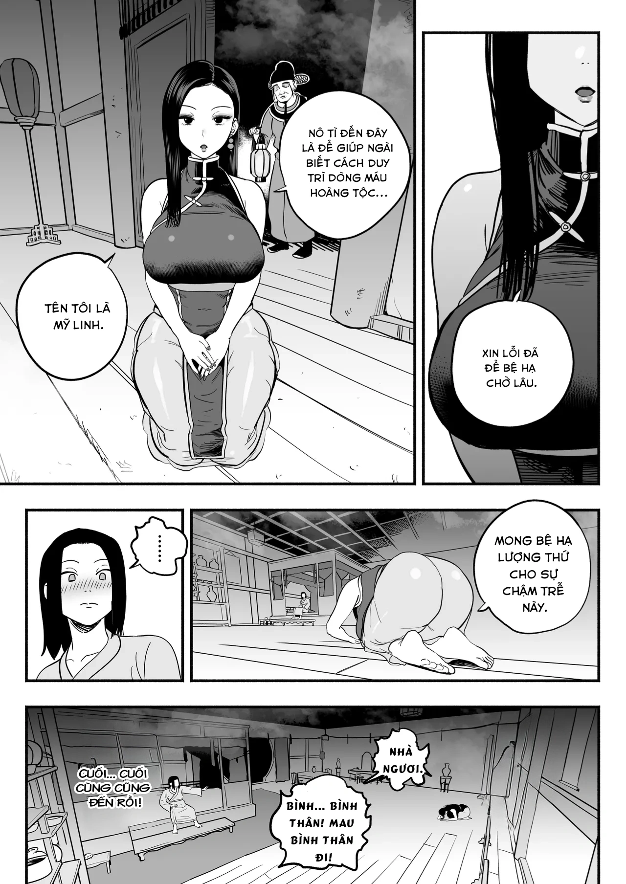 HentaiVN.net - Ảnh 17 - Koutei no Shinanyaku -Cool na Kyuujo no Fudeoroshi Kozukuri Shidou- - Oneshot