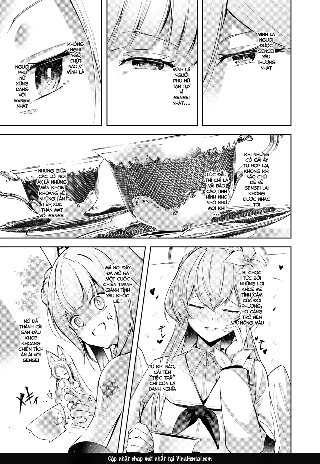 HentaiVN.net - Ảnh 4 - Watashi ga Ichiban Sensei ni Aisareteiru n desu kedo? - Oneshot