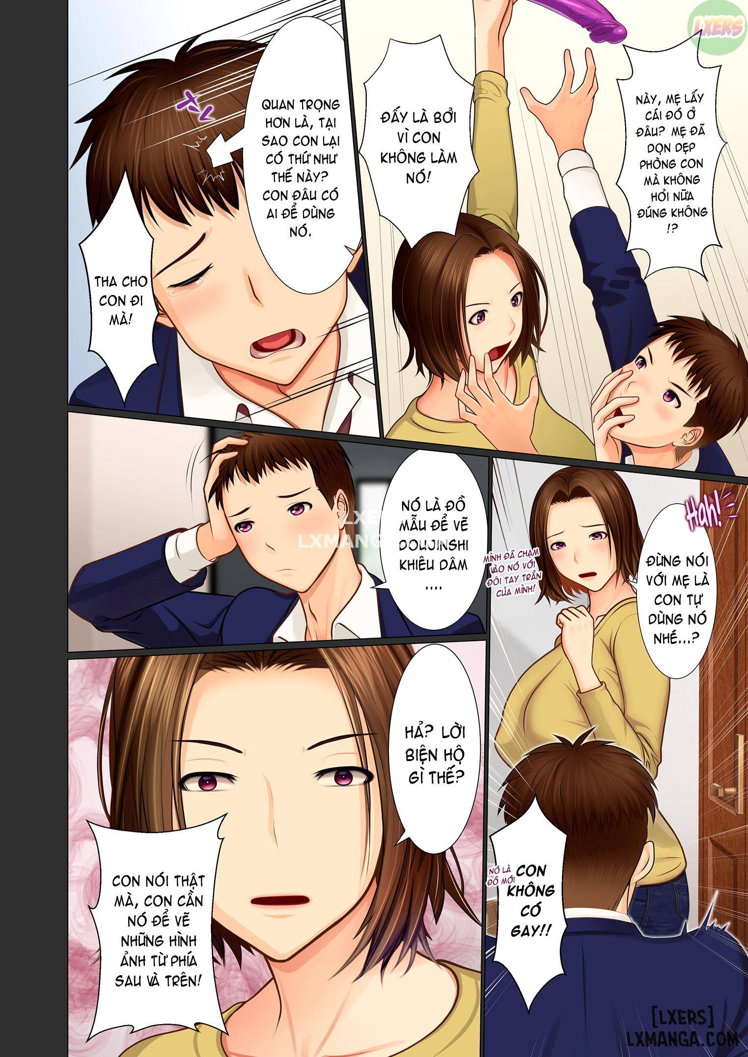 HentaiVN.net - Ảnh 6 - A Son’s Toy – Mother And Son Connected By An Immoral Rod Of Lust - OneShot