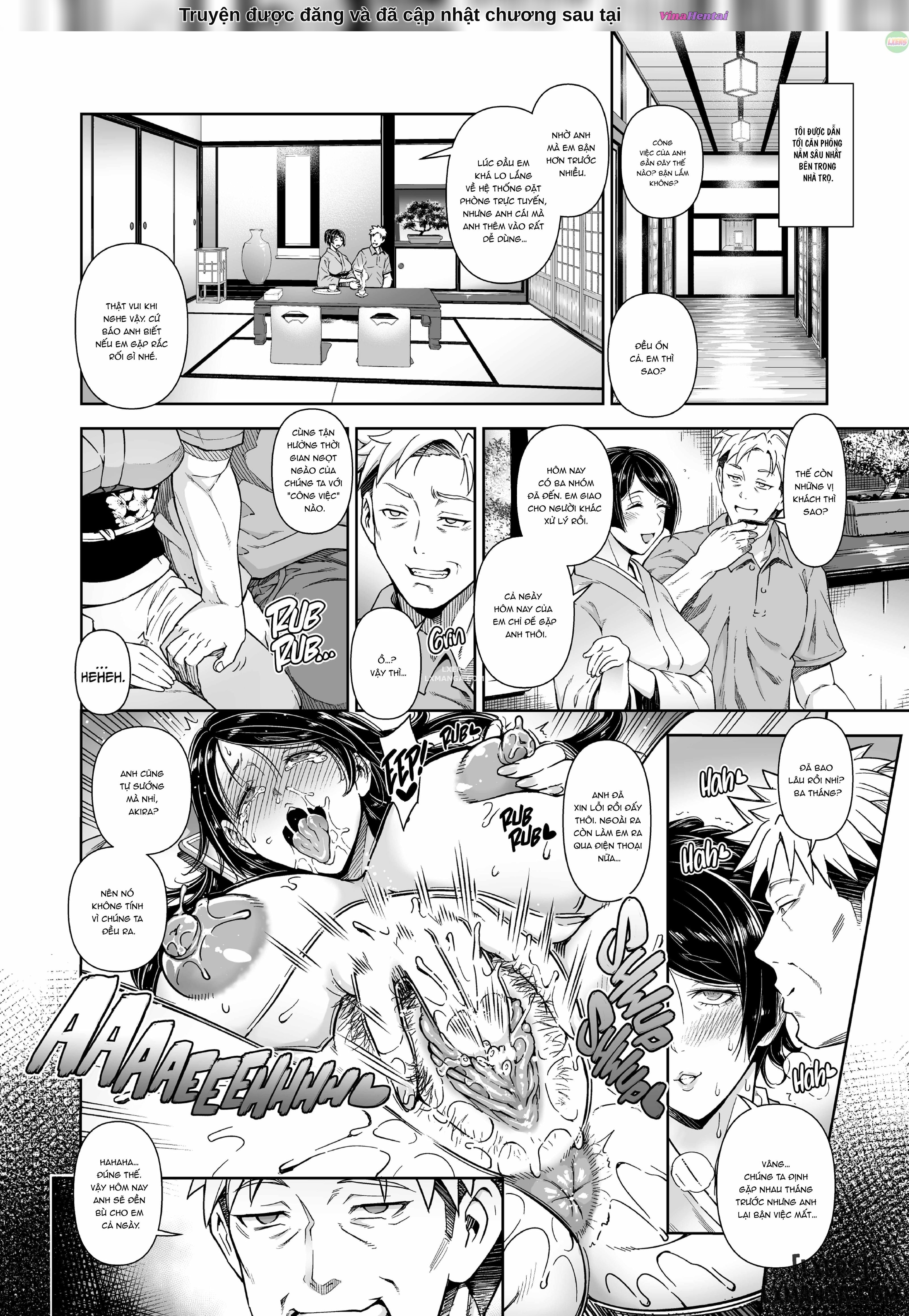 HentaiVN.net - Ảnh 3 - Bà Chủ Suối Nước Nóng Là Kẻ Nghiện Sex Không Biết Xấu Hổ - Chap 1