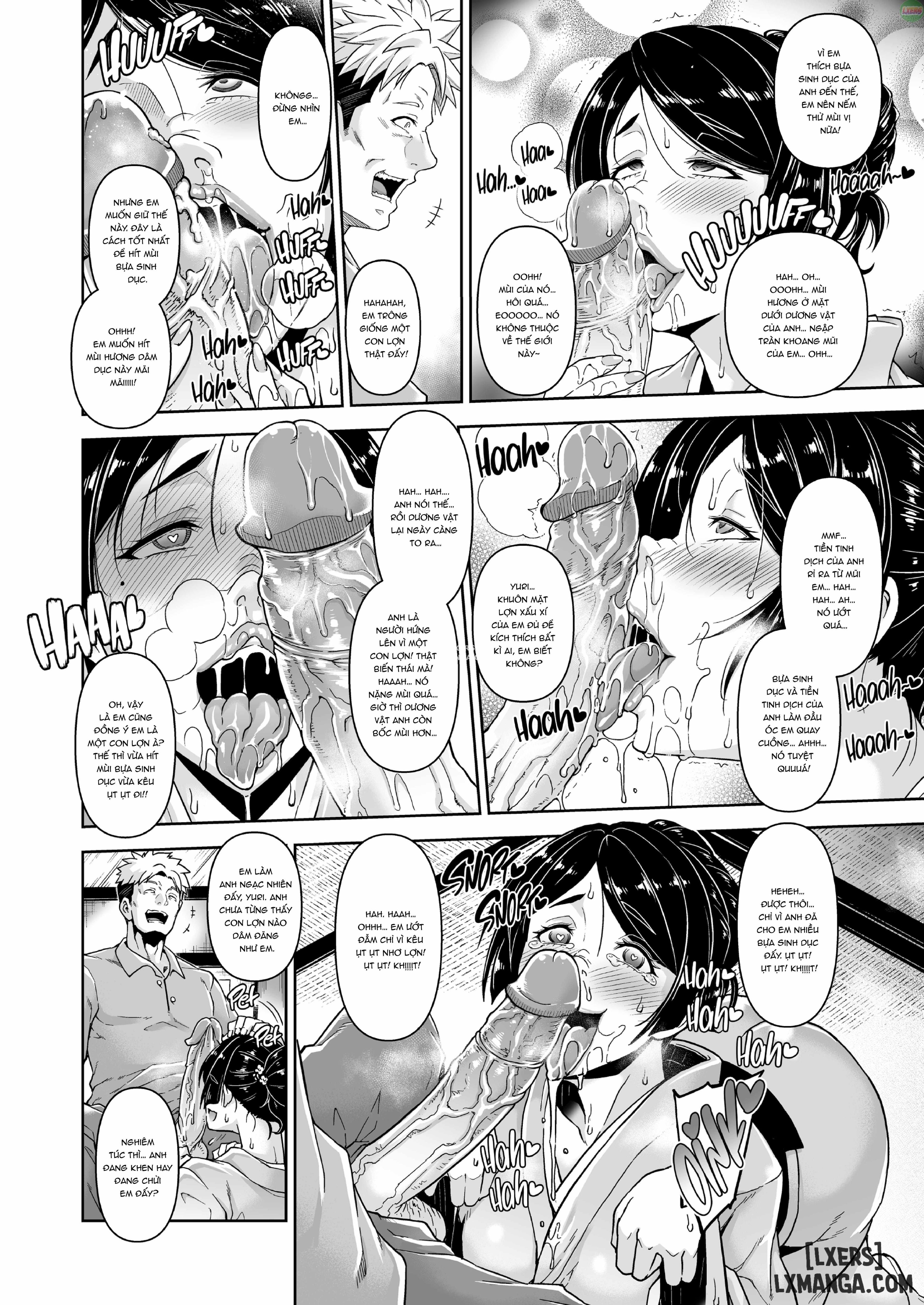 HentaiVN.net - Ảnh 9 - Bà Chủ Suối Nước Nóng Là Kẻ Nghiện Sex Không Biết Xấu Hổ - Chap 1