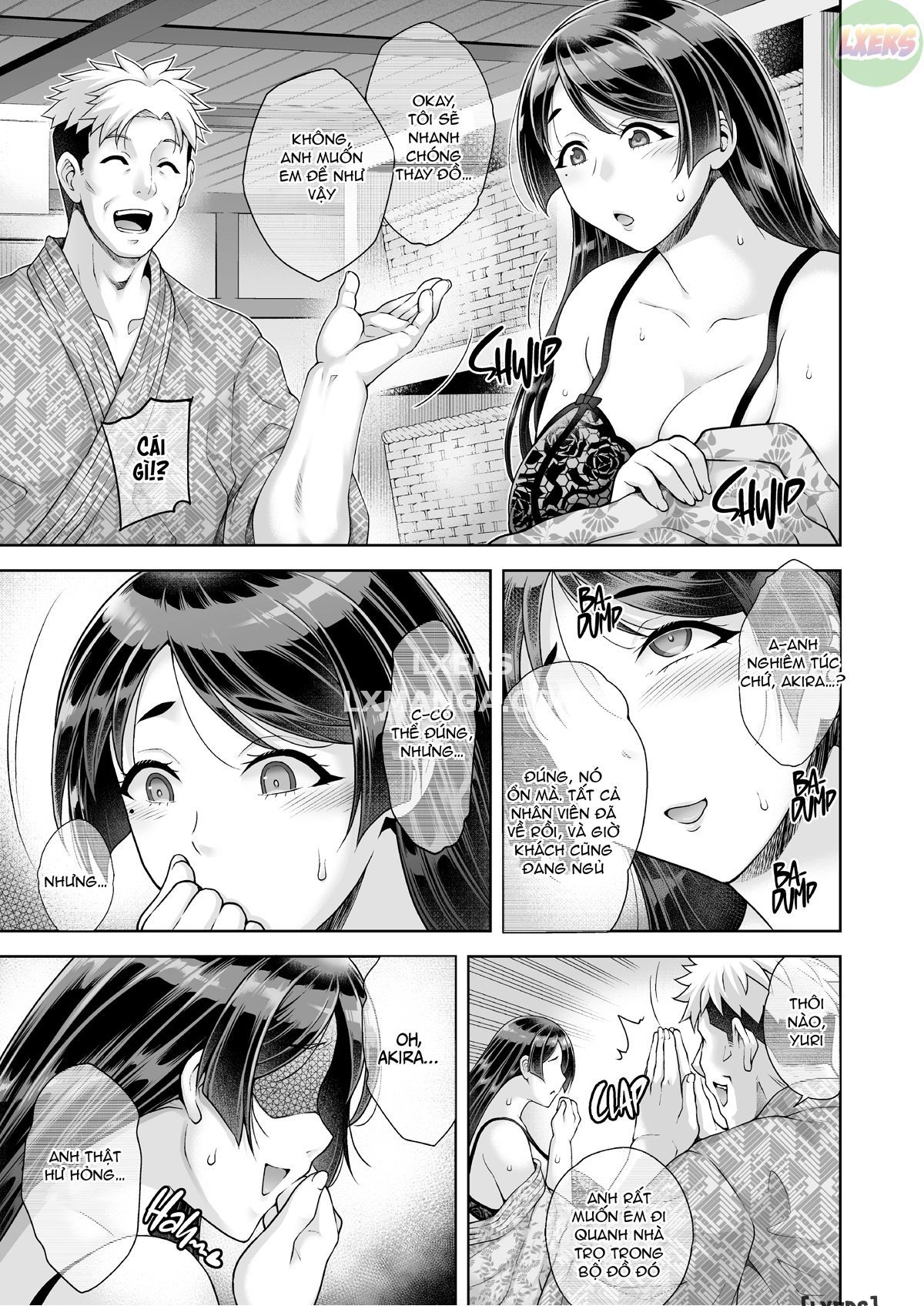 HentaiVN.net - Ảnh 6 - Bà Chủ Suối Nước Nóng Là Kẻ Nghiện Sex Không Biết Xấu Hổ - Chap 2