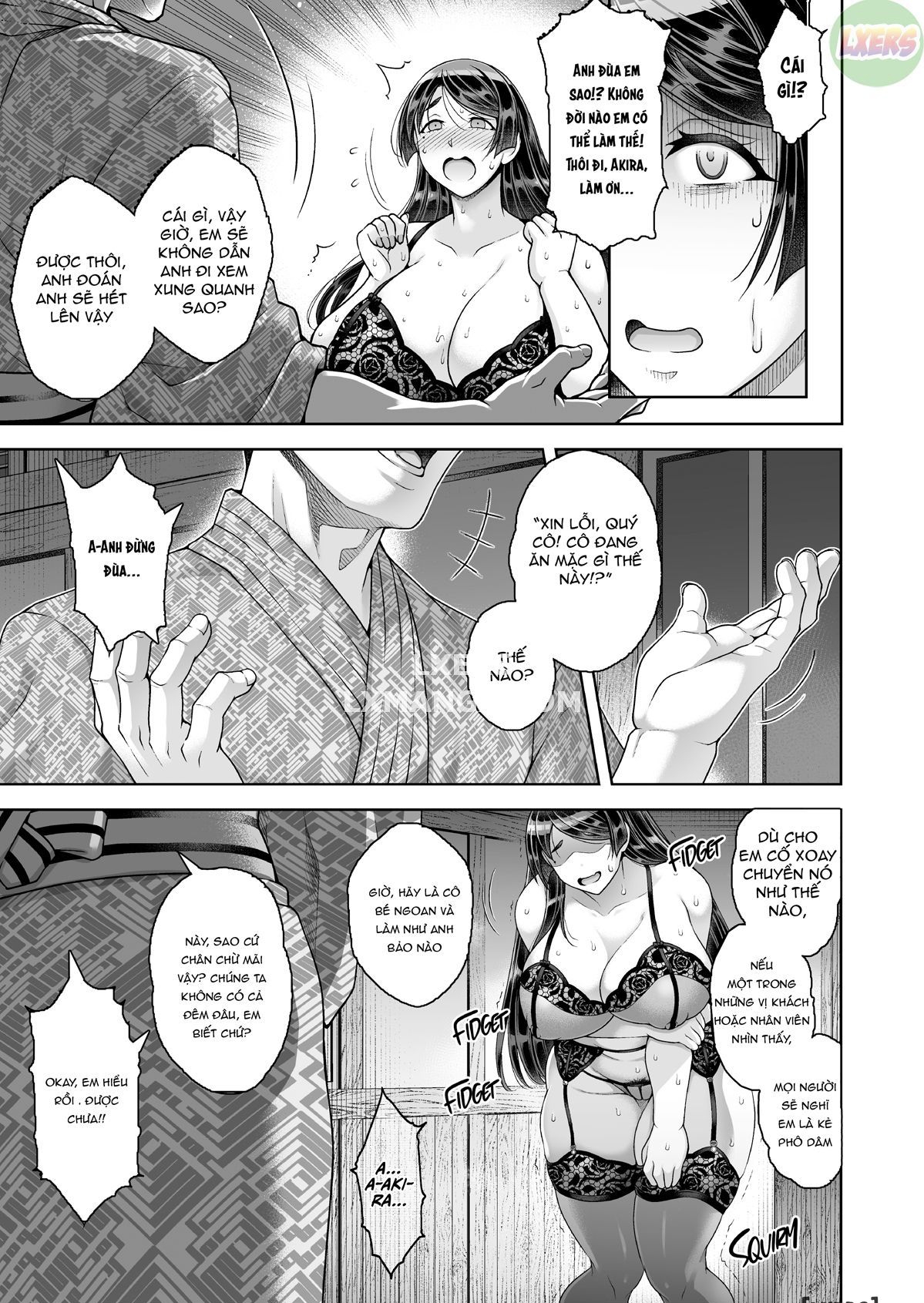 HentaiVN.net - Ảnh 8 - Bà Chủ Suối Nước Nóng Là Kẻ Nghiện Sex Không Biết Xấu Hổ - Chap 2