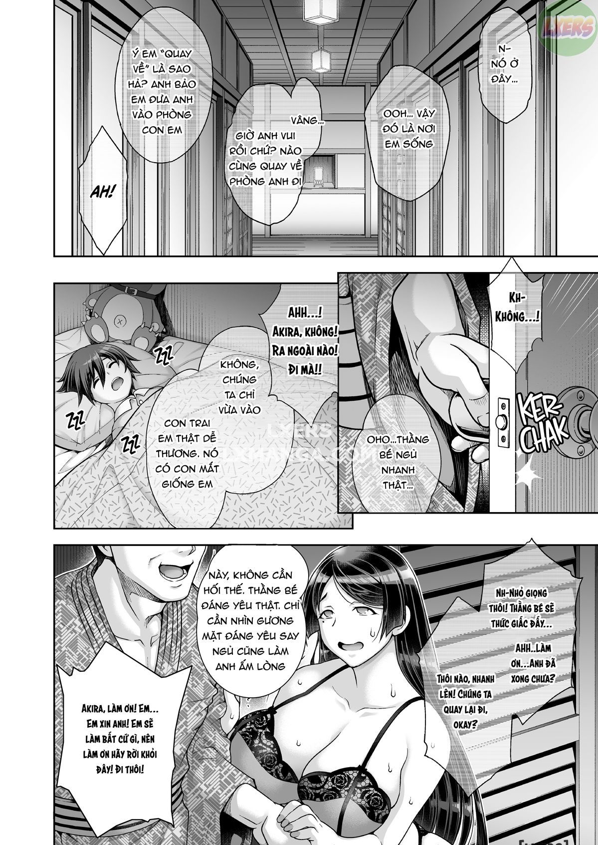 HentaiVN.net - Ảnh 9 - Bà Chủ Suối Nước Nóng Là Kẻ Nghiện Sex Không Biết Xấu Hổ - Chap 2
