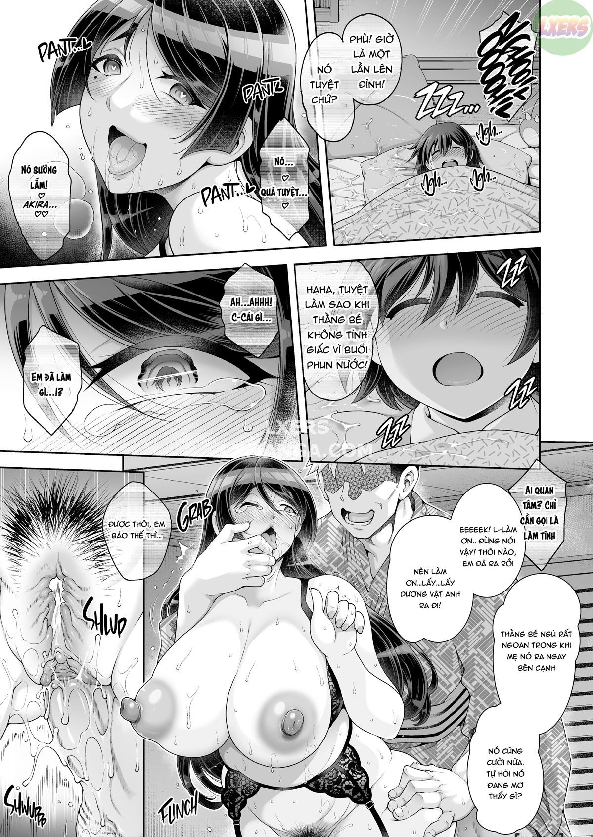 HentaiVN.net - Ảnh 24 - Bà Chủ Suối Nước Nóng Là Kẻ Nghiện Sex Không Biết Xấu Hổ - Chap 2