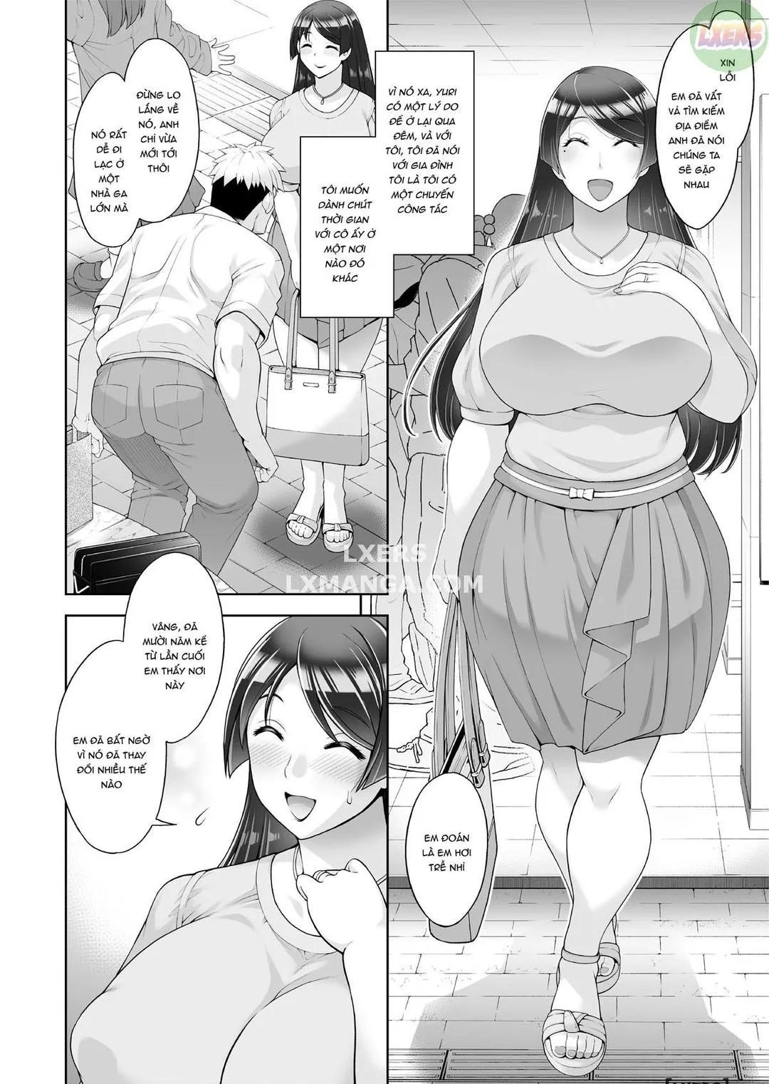 HentaiVN.net - Ảnh 5 - Bà Chủ Suối Nước Nóng Là Kẻ Nghiện Sex Không Biết Xấu Hổ - Chap 3