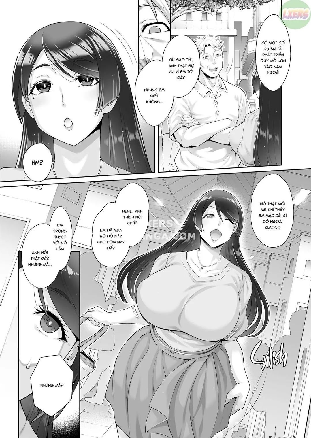 HentaiVN.net - Ảnh 6 - Bà Chủ Suối Nước Nóng Là Kẻ Nghiện Sex Không Biết Xấu Hổ - Chap 3